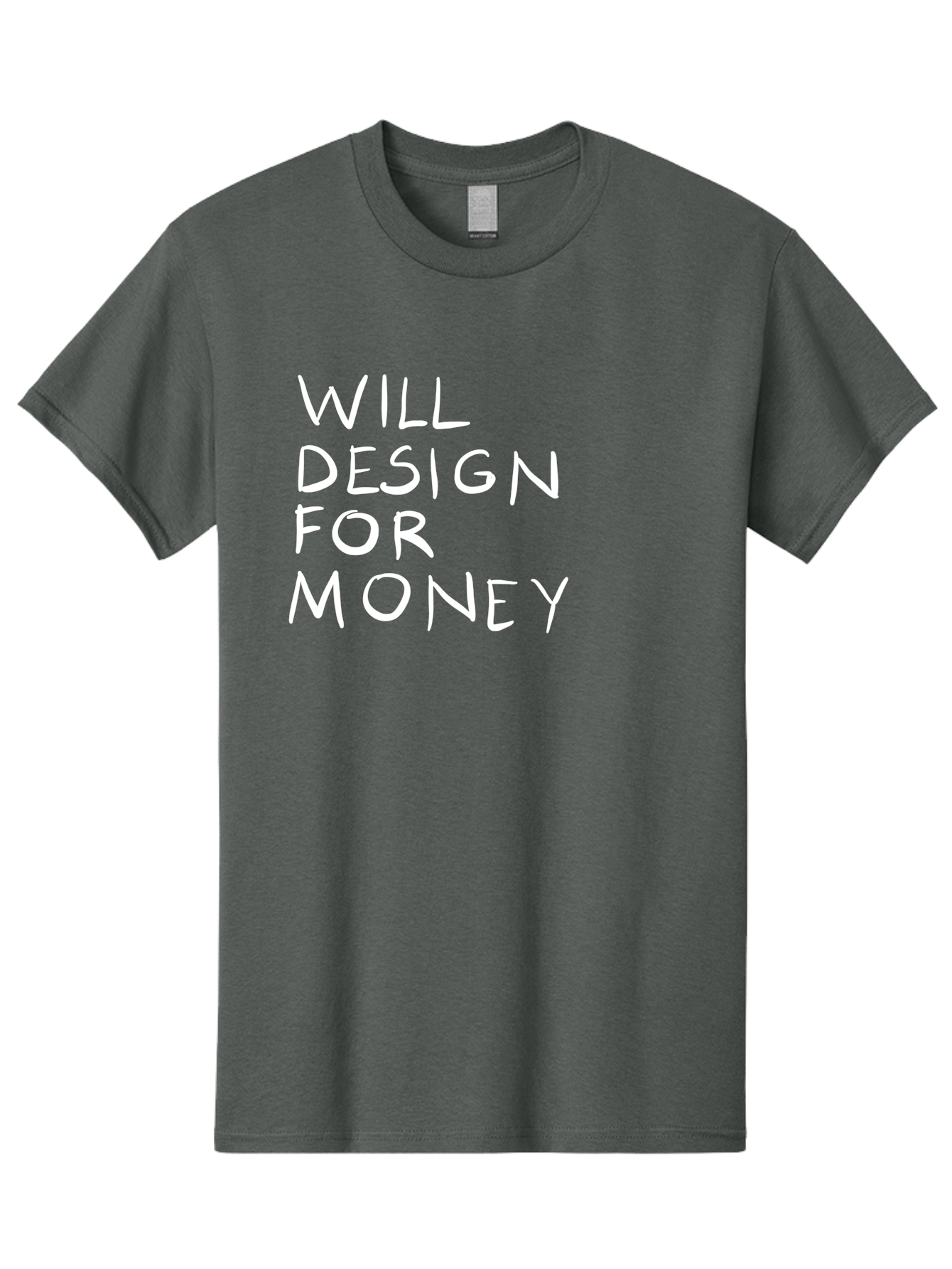 Will-Design-For-Money Men'S Graphic Tee, 100% Cotton, Comfortable Casual Summer Wear, Machine Washable, Graphic Design Services, Freelance Designer, Design For Hire, Money Making Opportunities, Professional Design Solutions, Custom Graphics -  Aaa140