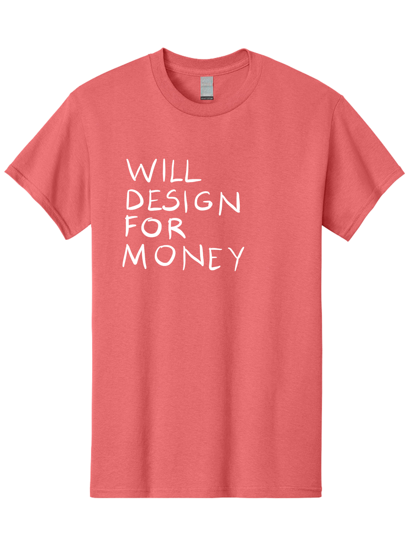 Will-Design-For-Money Men'S Graphic Tee, 100% Cotton, Comfortable Casual Summer Wear, Machine Washable, Graphic Design Services, Freelance Designer, Design For Hire, Money Making Opportunities, Professional Design Solutions, Custom Graphics -  Aaa140