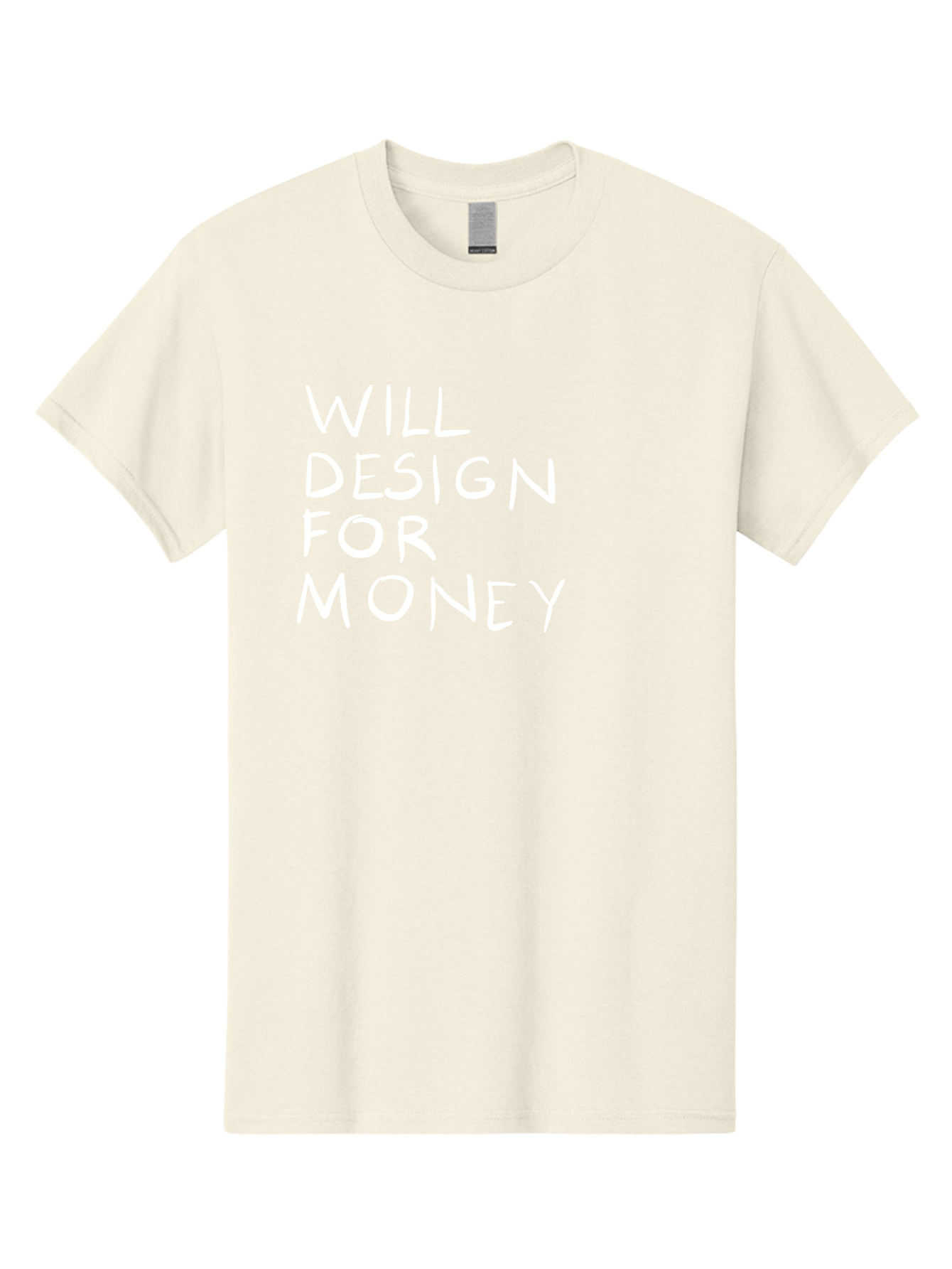 Will-Design-For-Money Men'S Graphic Tee, 100% Cotton, Comfortable Casual Summer Wear, Machine Washable, Graphic Design Services, Freelance Designer, Design For Hire, Money Making Opportunities, Professional Design Solutions, Custom Graphics -  Aaa140