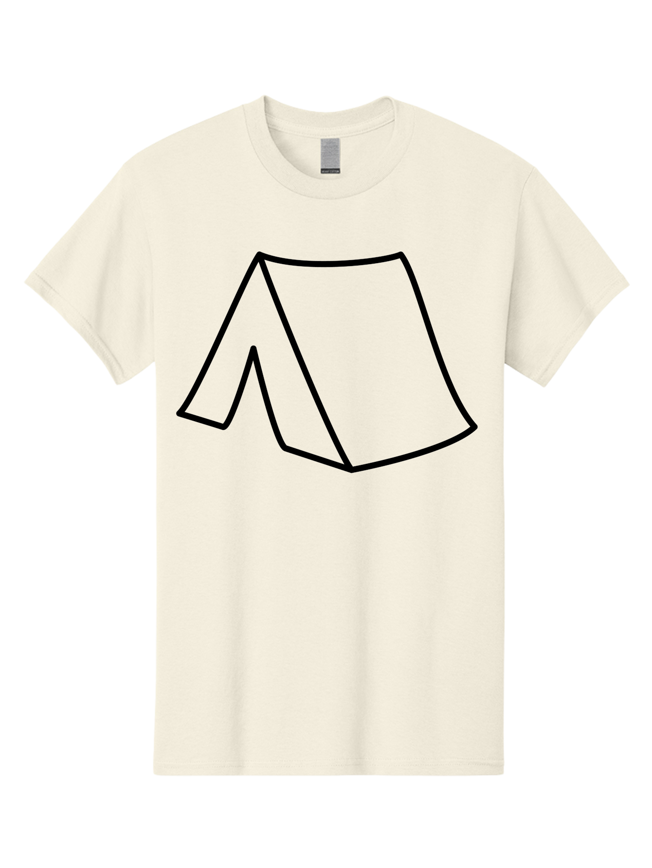 A Men'S Graphic Tee, 100% Cotton, Comfortable Casual Summer Wear, Machine Washable, Simple Line Art, Capital Letter A, Stylized Letter, Minimalist Design, Black Outline, Modern Typography -  Aaa153