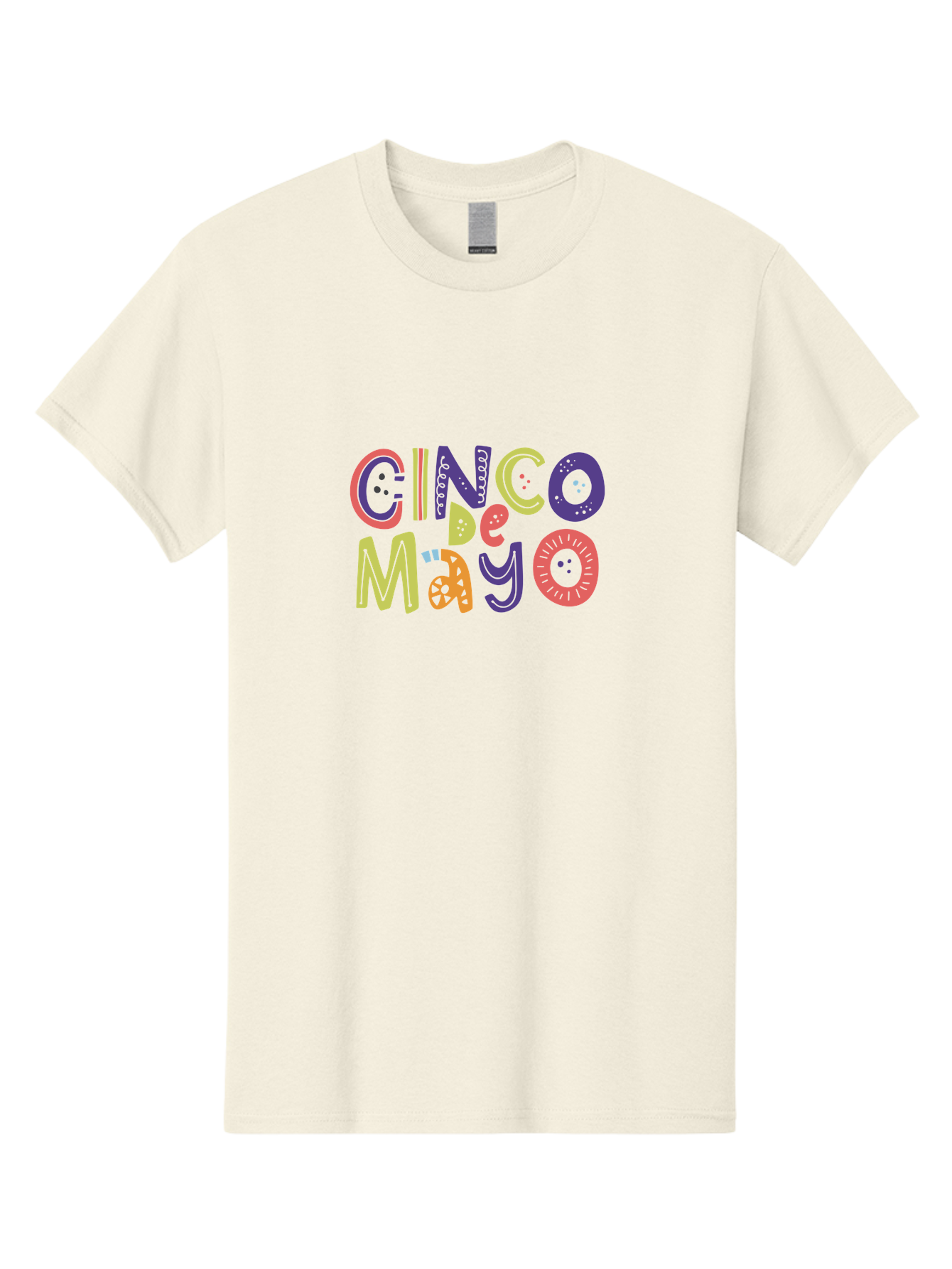 Cinco-De-Mayo-4 Men'S Graphic Tee, 100% Cotton, Comfortable Casual Summer Wear, Machine Washable, Cinco De Mayo Celebration, Mexican Holiday, Festive Typography, Vibrant Colors, Party Decorations, Cultural Heritage, Traditional Mexican, -  Aaa236