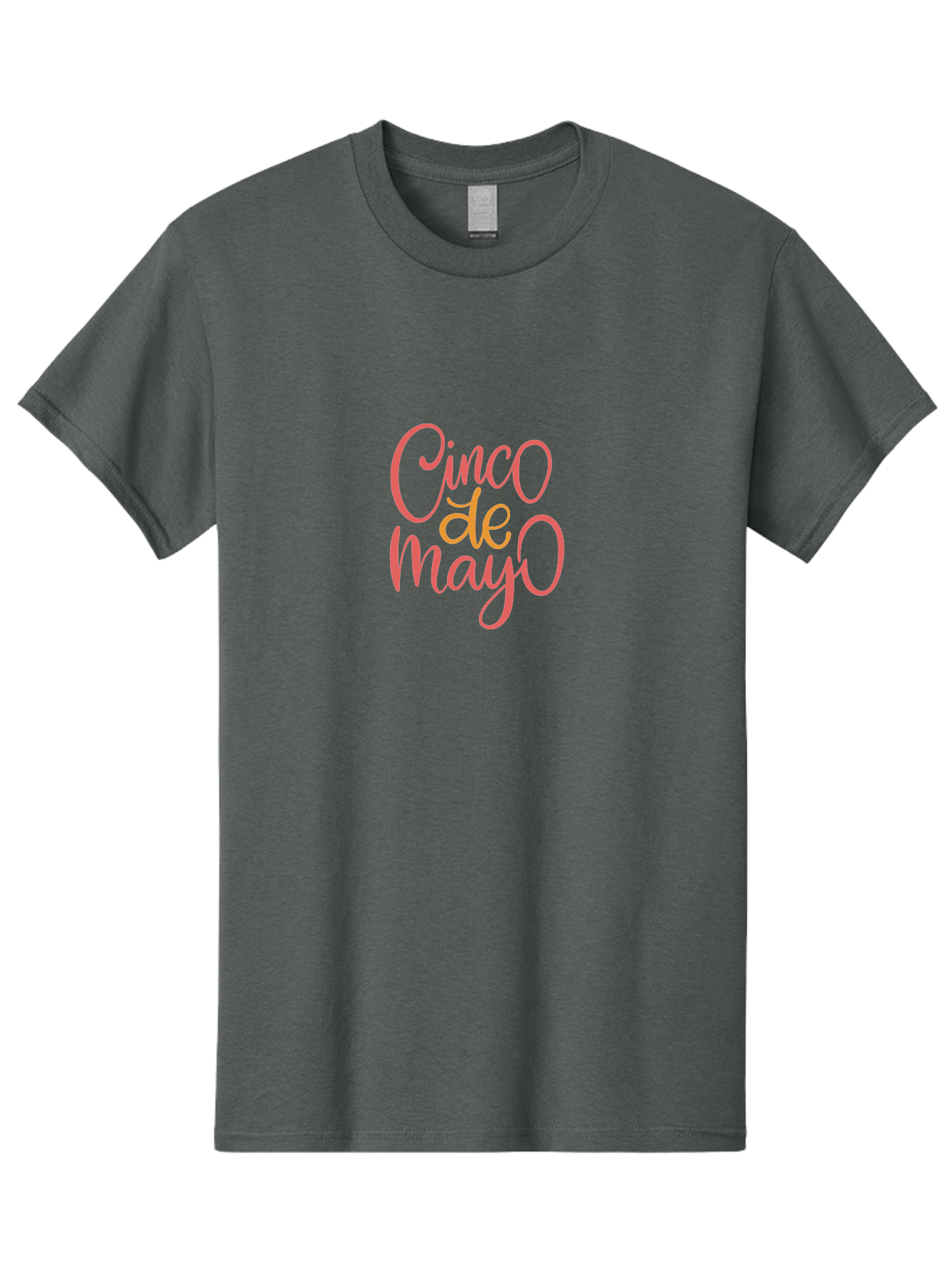 Cinco-De-Mayo-5 Men'S Graphic Tee, 100% Cotton, Comfortable Casual Summer Wear, Machine Washable, Cinco De Mayo, Festive Celebration, Mexican Holiday, Vibrant Pink Text, Cultural Heritage, Party Invitation, Holiday Greeting -  Aaa237
