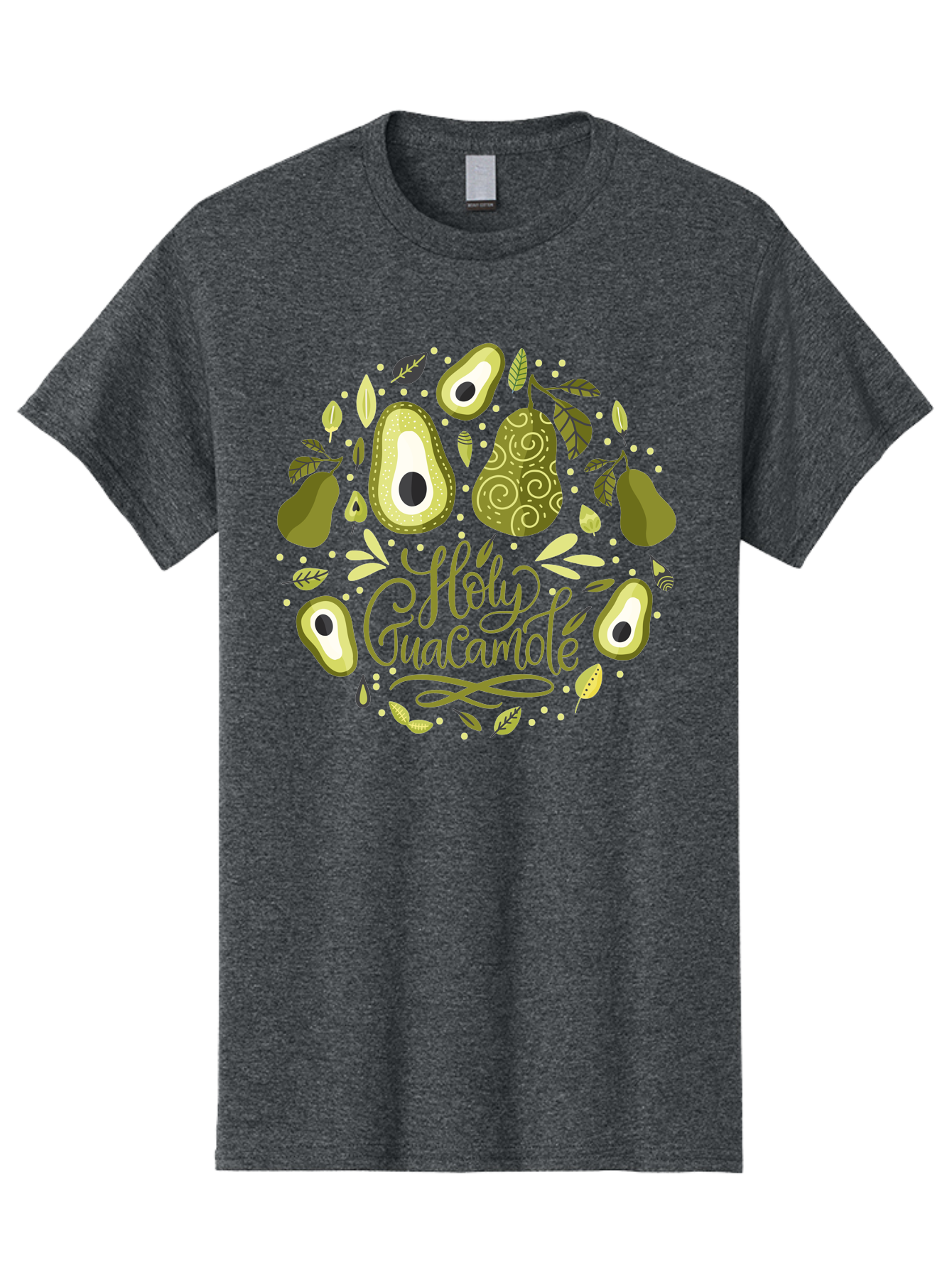 Hello-Avocado Men'S Graphic Tee, 100% Cotton, Comfortable Casual Summer Wear, Machine Washable, Avocado Illustrations, Guacamole Recipe, Healthy Eating, Vegan Lifestyle, Organic Produce, Foodie Culture, Fresh Ingredients, Culinary Delights -  Aaa250