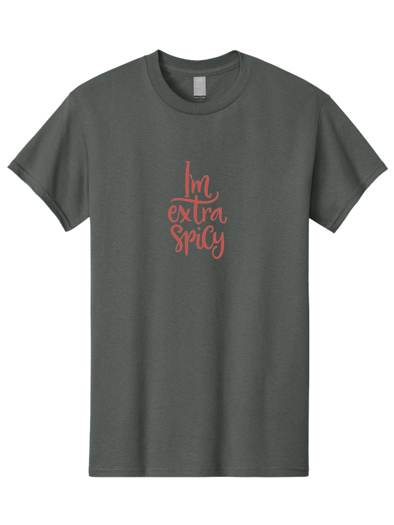 I-M-Extra-Spicy-3 Men'S Graphic Tee, 100% Cotton, Comfortable Casual Summer Wear, Machine Washable, Female Empowerment, Sass, Confidence, Attitude, Inspirational Quote, Funny Phrase, Bold Statement, Hot Personality -  Aaa260