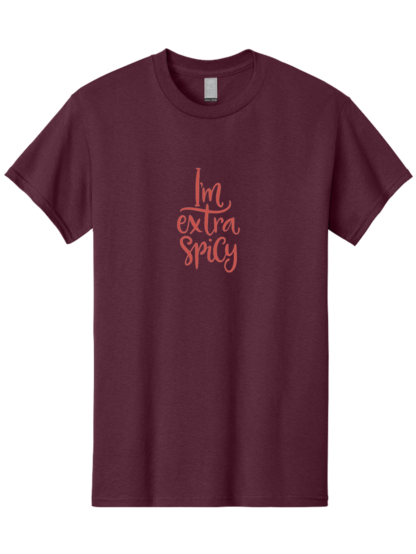 I-M-Extra-Spicy-3 Men'S Graphic Tee, 100% Cotton, Comfortable Casual Summer Wear, Machine Washable, Female Empowerment, Sass, Confidence, Attitude, Inspirational Quote, Funny Phrase, Bold Statement, Hot Personality -  Aaa260