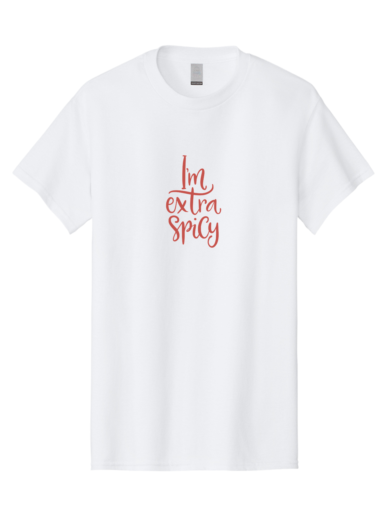I-M-Extra-Spicy-3 Men'S Graphic Tee, 100% Cotton, Comfortable Casual Summer Wear, Machine Washable, Female Empowerment, Sass, Confidence, Attitude, Inspirational Quote, Funny Phrase, Bold Statement, Hot Personality -  Aaa260