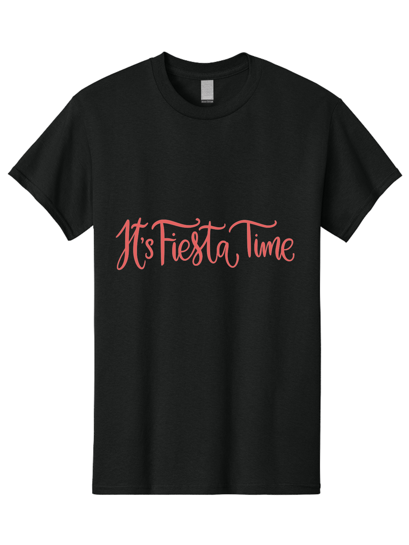 It-S-Fiesta-Time Men'S Graphic Tee, 100% Cotton, Comfortable Casual Summer Wear, Machine Washable, Fiesta Time, Party Invitation, Festive Atmosphere, Celebration, Party Theme, Mexican Culture, Vibrant Colors, Fun Times, Party Decor -  Aaa267