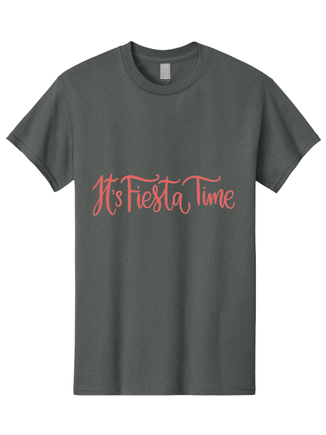 It-S-Fiesta-Time Men'S Graphic Tee, 100% Cotton, Comfortable Casual Summer Wear, Machine Washable, Fiesta Time, Party Invitation, Festive Atmosphere, Celebration, Party Theme, Mexican Culture, Vibrant Colors, Fun Times, Party Decor -  Aaa267