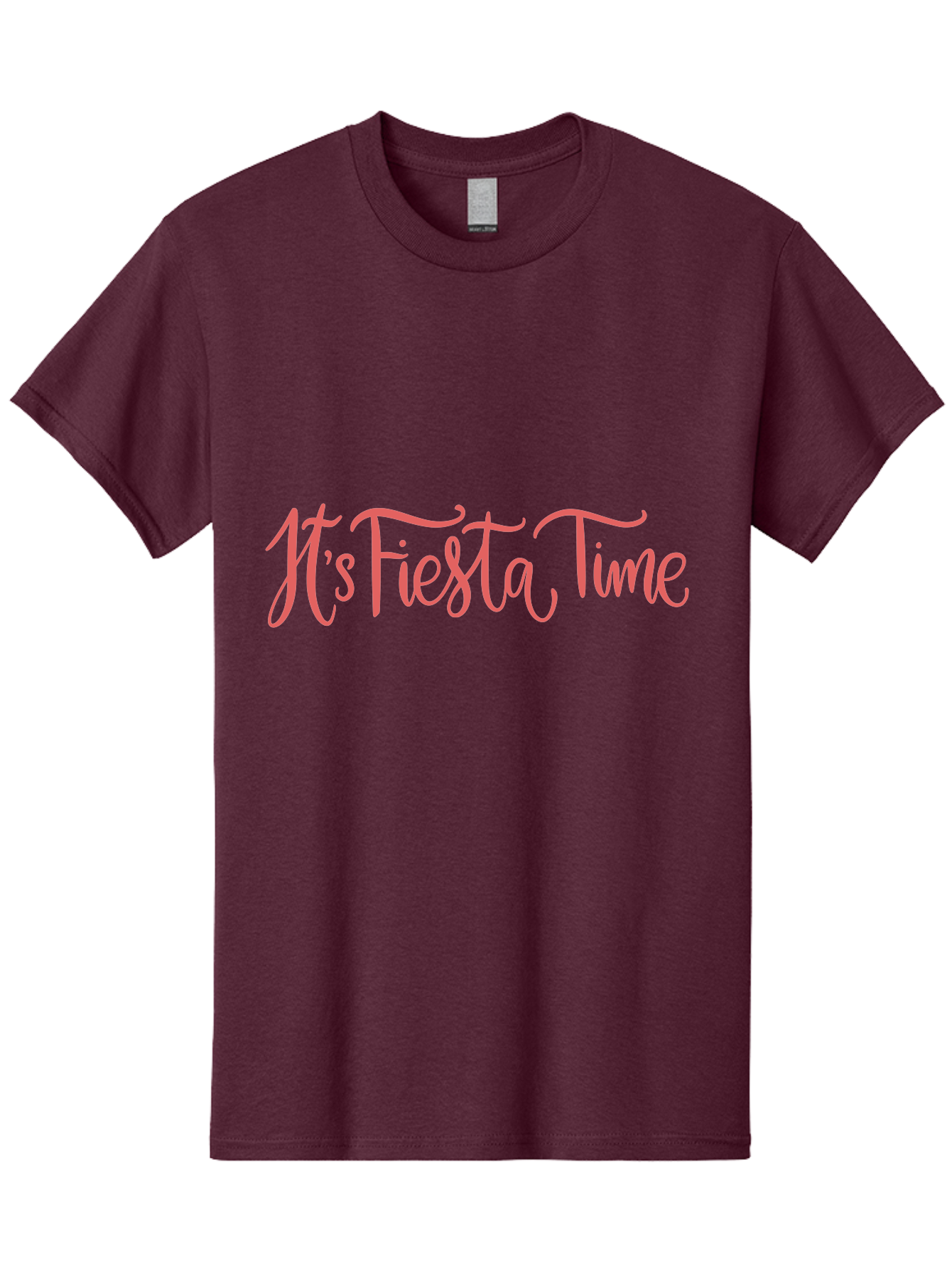 It-S-Fiesta-Time Men'S Graphic Tee, 100% Cotton, Comfortable Casual Summer Wear, Machine Washable, Fiesta Time, Party Invitation, Festive Atmosphere, Celebration, Party Theme, Mexican Culture, Vibrant Colors, Fun Times, Party Decor -  Aaa267