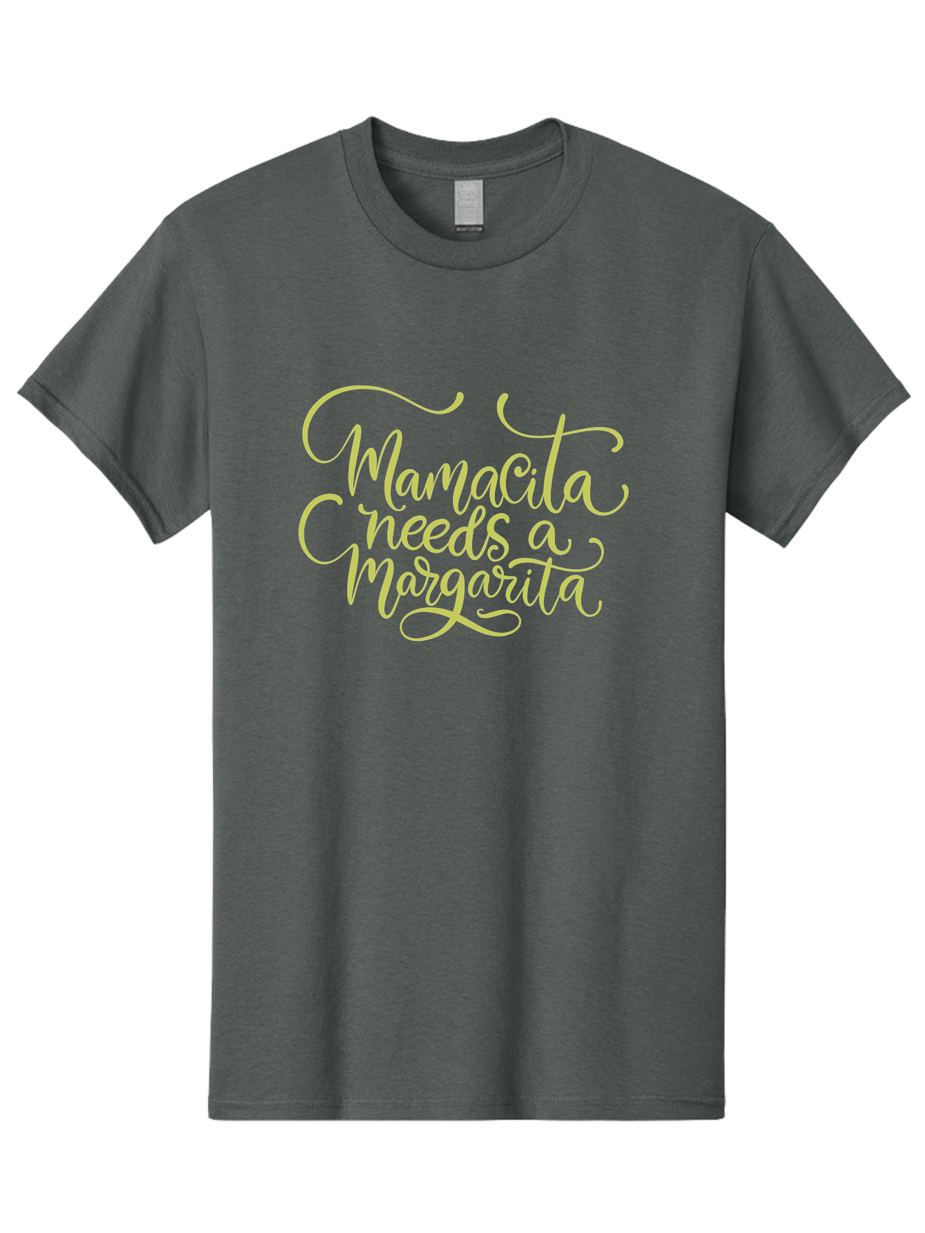 Mamacita needs a Margarita, margarita cocktail, funny quote, cursive text, beverage phrase, happy hour, drink sign, party theme, cocktail hour, festive vibe