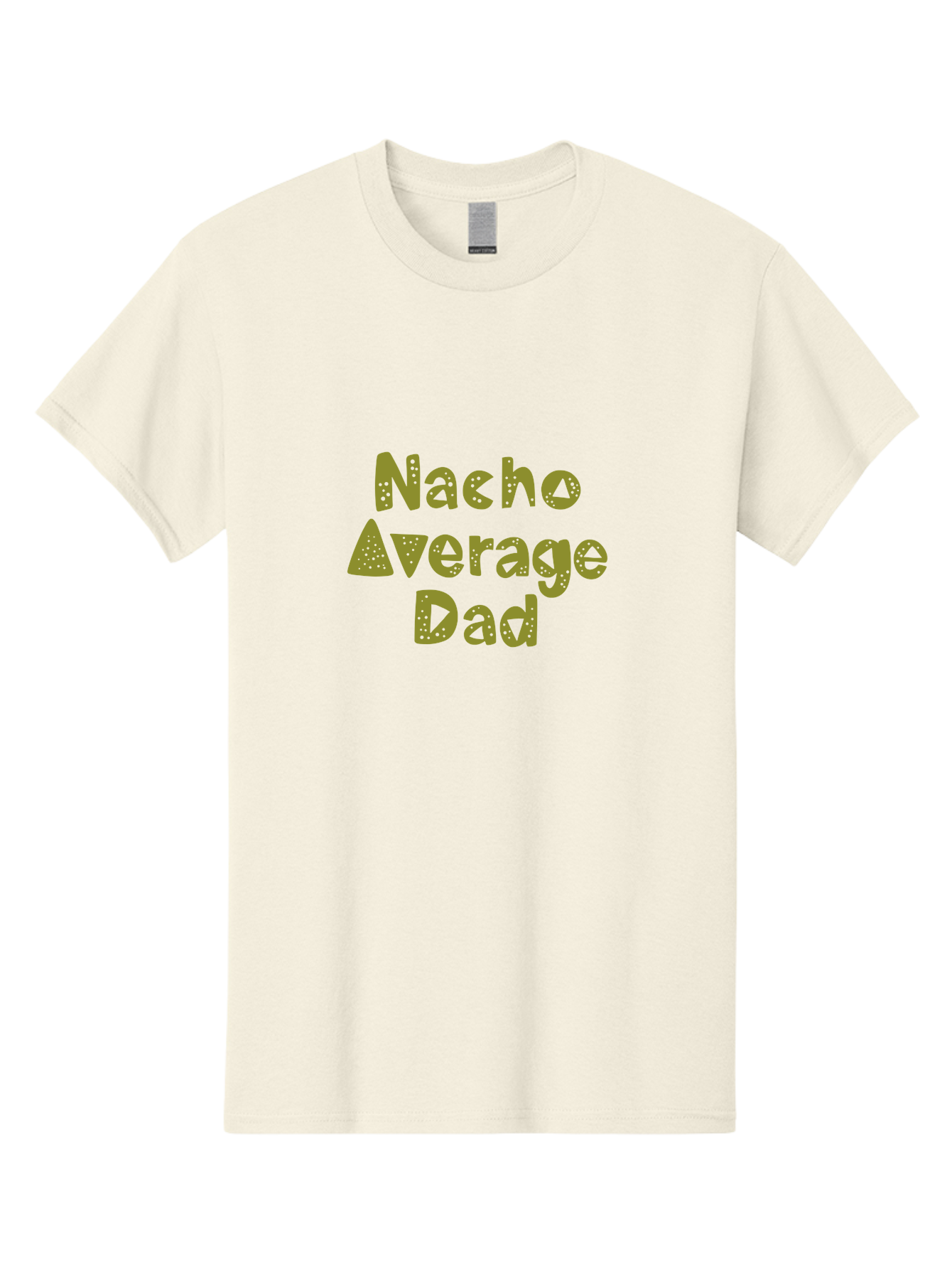Nacho-Average-Dad-1 Men'S Graphic Tee, 100% Cotton, Comfortable Casual Summer Wear, Machine Washable, Funny Dad Joke, Nacho Average Dad, Father'S Day Gift, Humor, Playful Dads, Dad Humor, Quirky, Graphic T-Shirt -  Aaa282