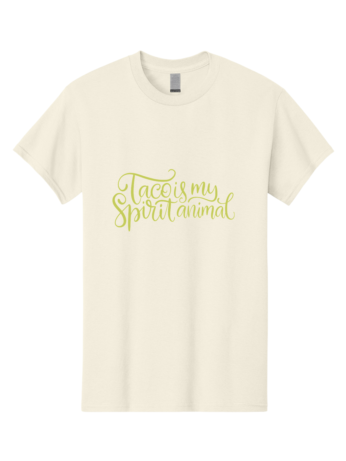 Taco-Is-My-Spirit-Animal-2 Men'S Graphic Tee, 100% Cotton, Comfortable Casual Summer Wear, Machine Washable, Taco Lover, Funny Quote, Foodie Gift, Quirky Humor, Spirit Animal Humor, Taco Tuesday, Food Quote, Cute Graphics, -  Aaa301