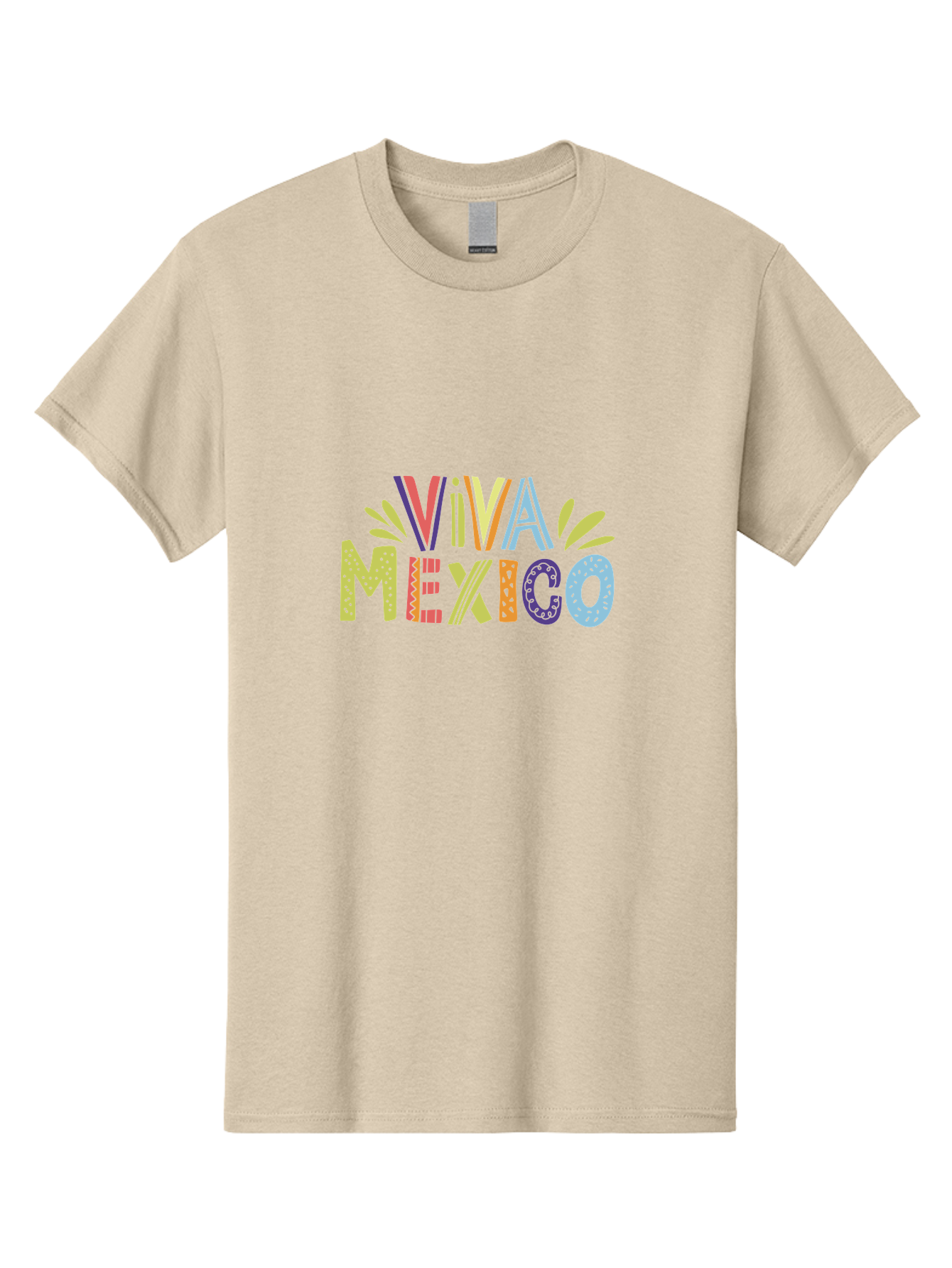Viva-Mexico-2 Men'S Graphic Tee, 100% Cotton, Comfortable Casual Summer Wear, Machine Washable, Viva Mexico, Colorful Typography, Vibrant Colors, Festive Atmosphere, Celebratory Design, Latin American Culture, Fiesta Theme, -  Aaa307