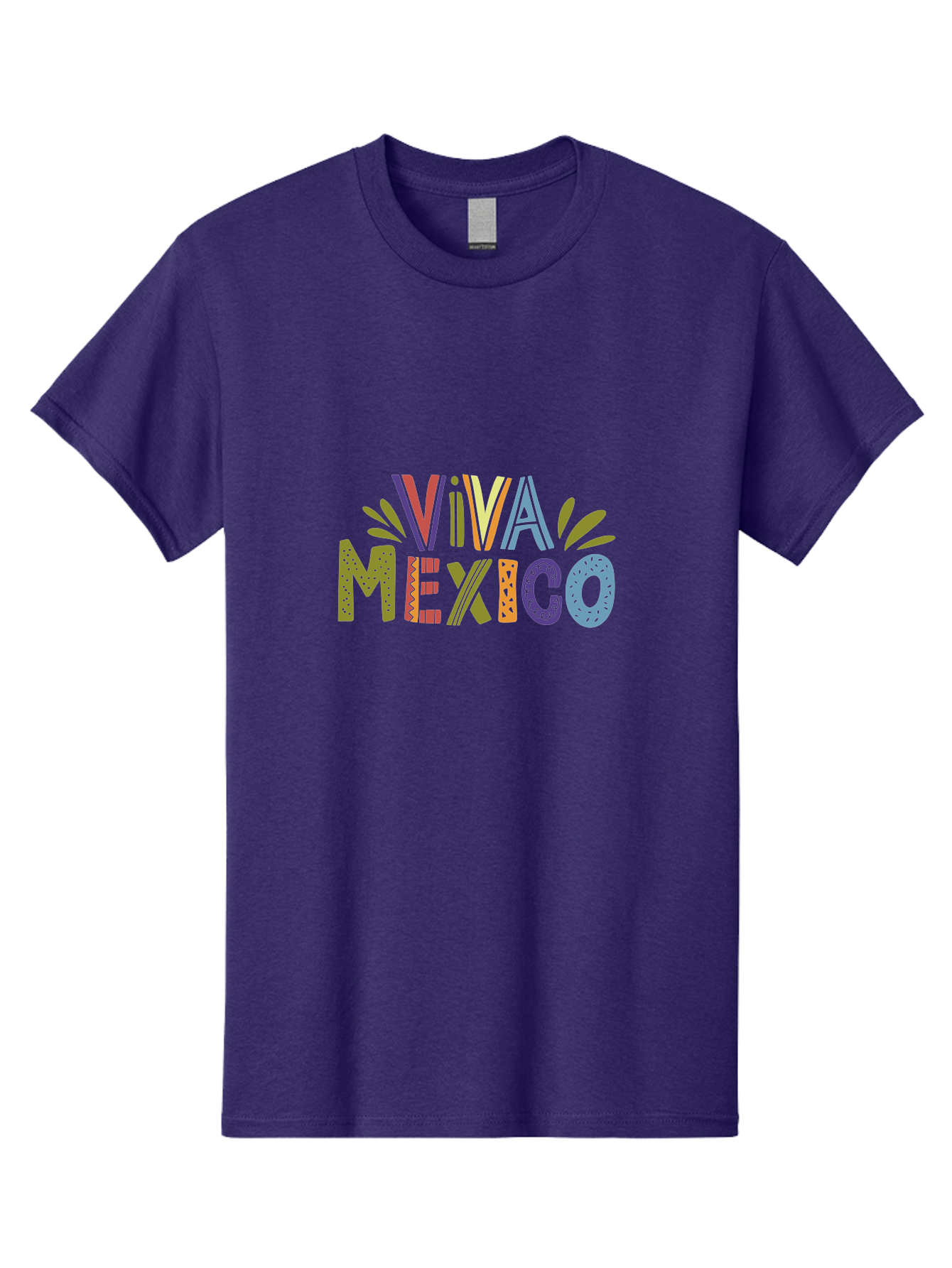 Viva-Mexico-3 Men'S Graphic Tee, 100% Cotton, Comfortable Casual Summer Wear, Machine Washable, Viva Mexico, Colorful Typography, Festive Design, Cultural Celebration, Latin American Heritage, Vibrant Colors, Dynamic Composition, -  Aaa308