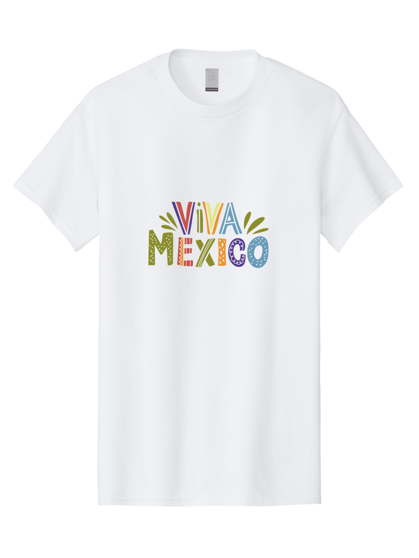 Viva-Mexico-3 Men'S Graphic Tee, 100% Cotton, Comfortable Casual Summer Wear, Machine Washable, Viva Mexico, Colorful Typography, Festive Design, Cultural Celebration, Latin American Heritage, Vibrant Colors, Dynamic Composition, -  Aaa308