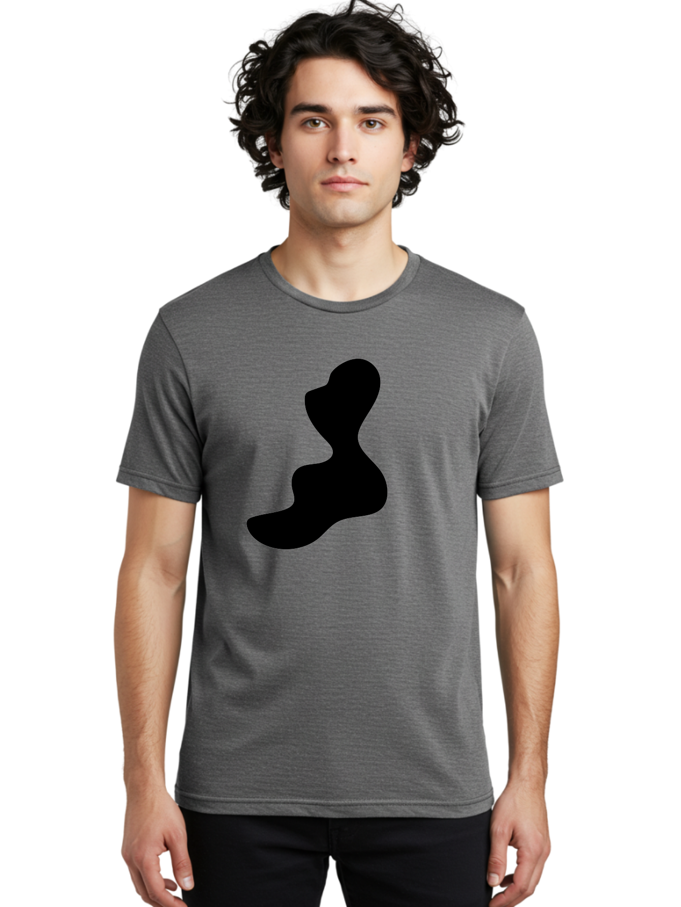 abstract shape, black silhouette, modern art, minimalist design, fluid form, contemporary graphics, artistic expression, sleek design, abstract figure, simple shapes