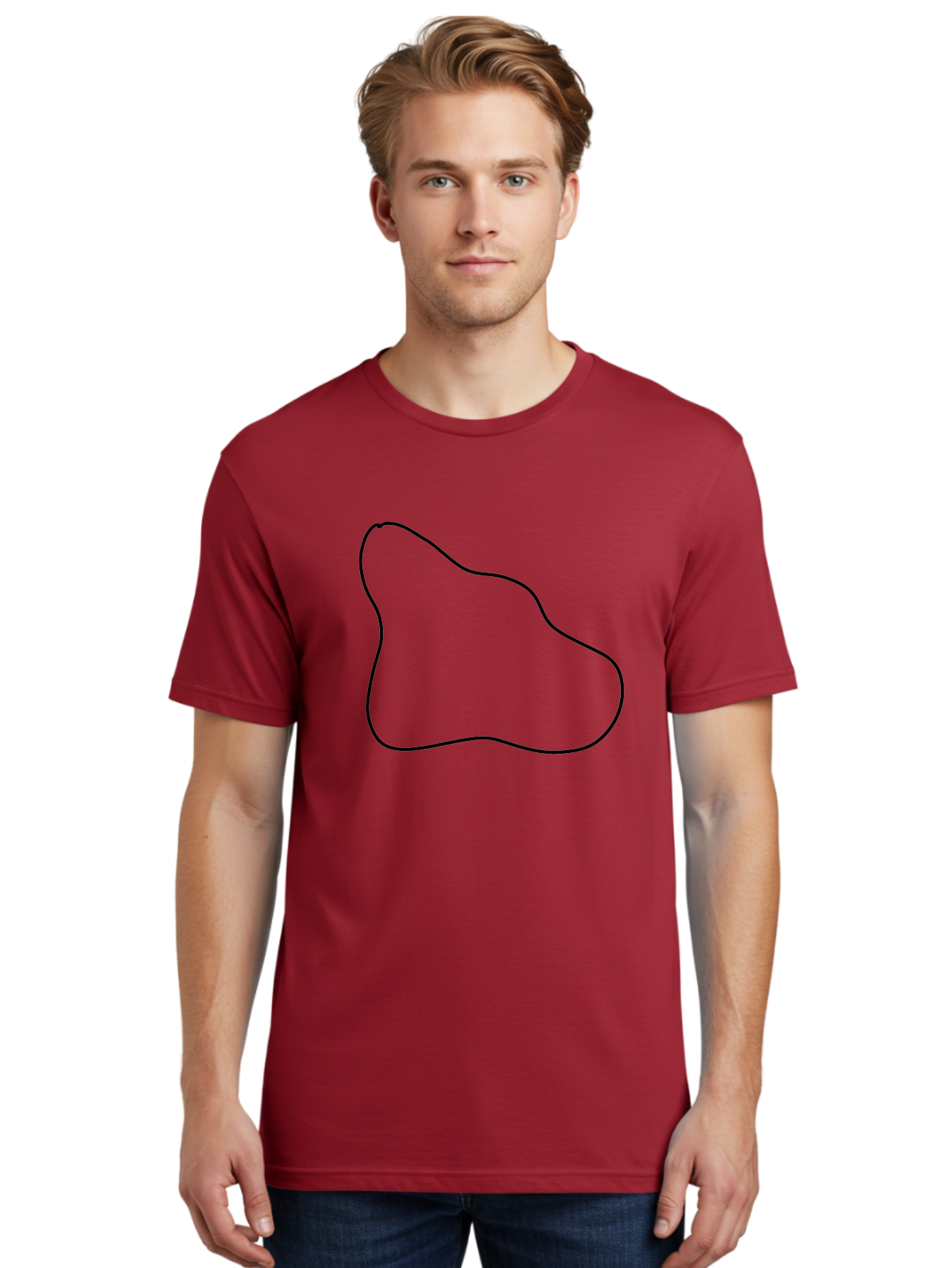 irregular shape, black outline, abstract design, unique form, simple graphics, minimalist art, modern shapes