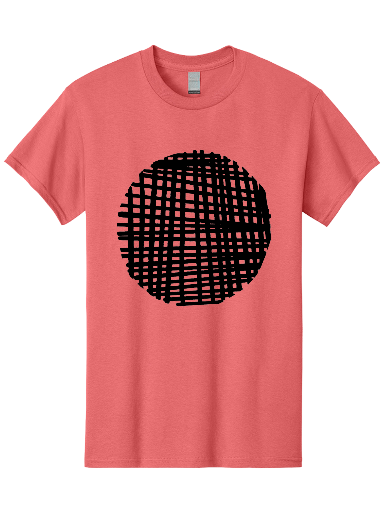 Black-Grid-Circle Men'S Graphic Tee, 100% Cotton, Comfortable Casual Summer Wear, Machine Washable, Disco Ball, Grid Pattern, Abstract Design, Black And Green, Modern Art, Geometric Shape, Spherical Object, Shiny Surface, Party Decoration -  Aaa375