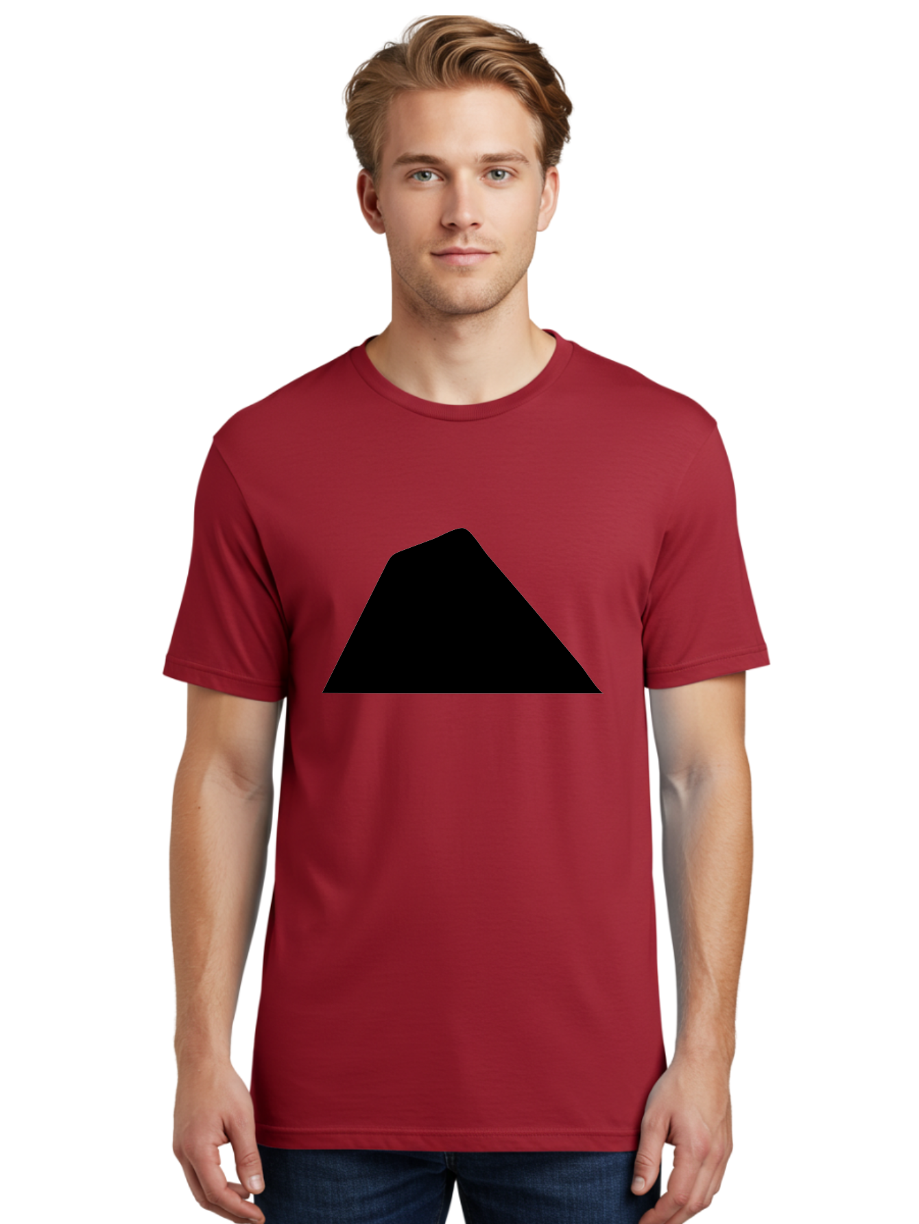 triangle shape, geometric figure, abstract design, simple shape, minimalist art, bold graphic, modern icon, graphic element