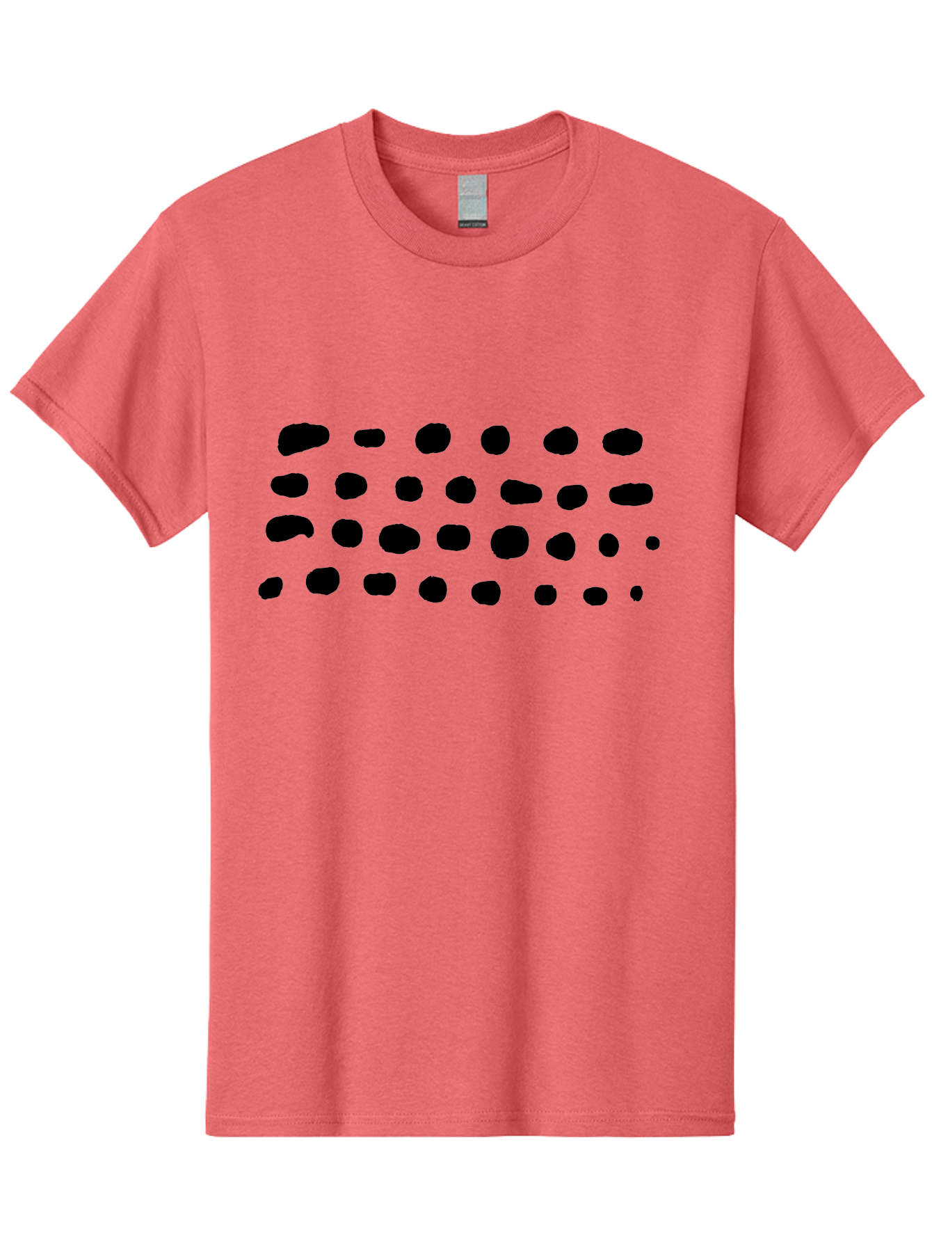 Braille-Text Men'S Graphic Tee, 100% Cotton, Comfortable Casual Summer Wear, Machine Washable, Braille Dots, Tactile Writing, Accessible Design, Assistive Technology, Visual Impairment, Disability Awareness, Raised Dots -  Aaa400