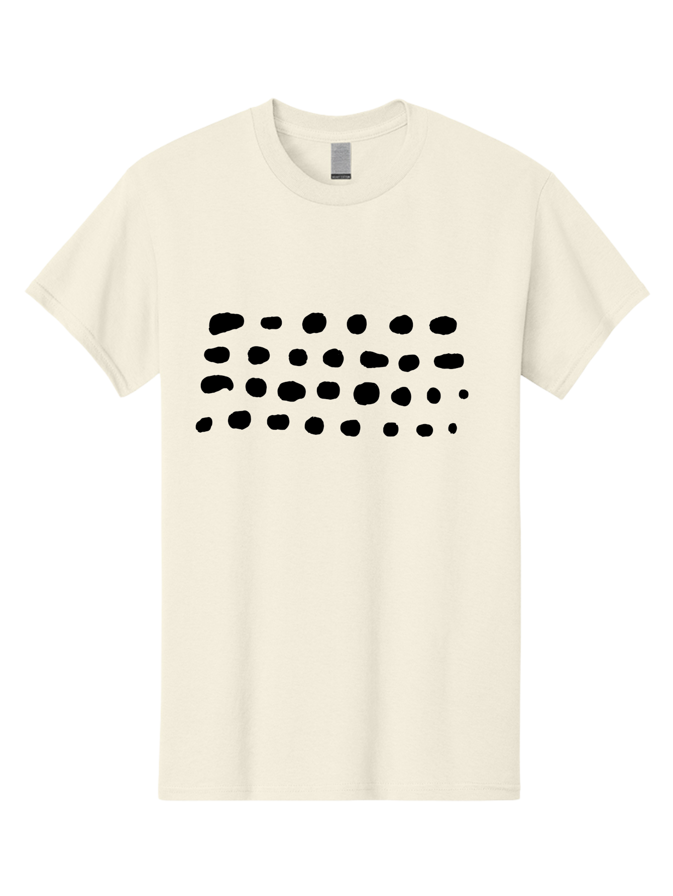 Braille-Text Men'S Graphic Tee, 100% Cotton, Comfortable Casual Summer Wear, Machine Washable, Braille Dots, Tactile Writing, Accessible Design, Assistive Technology, Visual Impairment, Disability Awareness, Raised Dots -  Aaa400