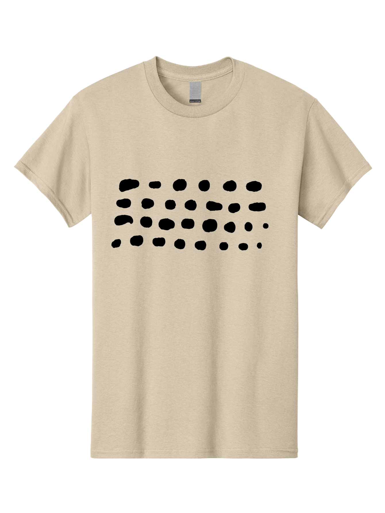 Braille-Text Men'S Graphic Tee, 100% Cotton, Comfortable Casual Summer Wear, Machine Washable, Braille Dots, Tactile Writing, Accessible Design, Assistive Technology, Visual Impairment, Disability Awareness, Raised Dots -  Aaa400