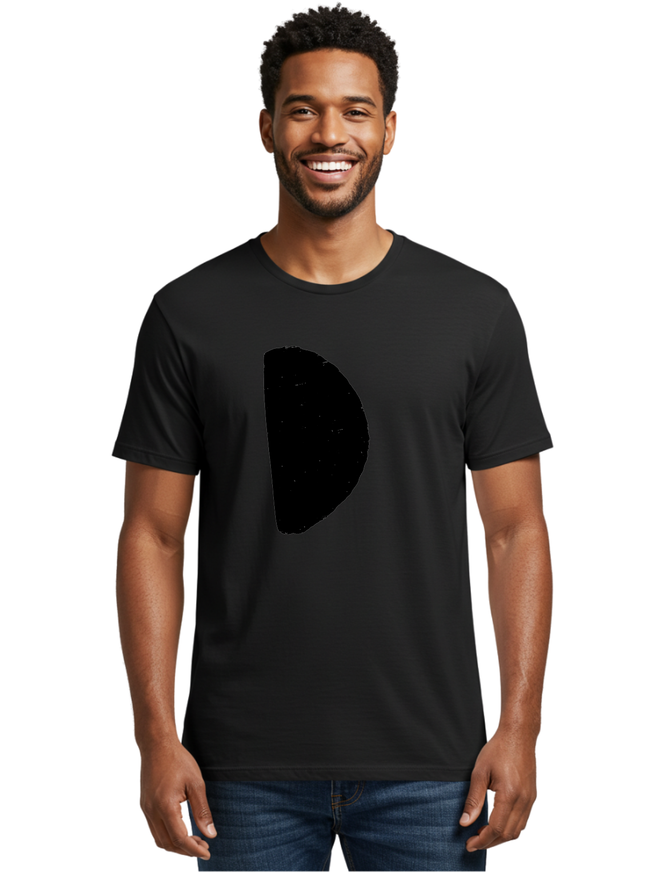 Crescent-Shape Men'S Graphic Tee, 100% Cotton, Comfortable Casual Summer Wear, Machine Washable, Pacman Character, Video Game Icon, Retro Gaming, Classic Arcade, Pixel Art, Gaming Culture, Nostalgia -  Aaa418