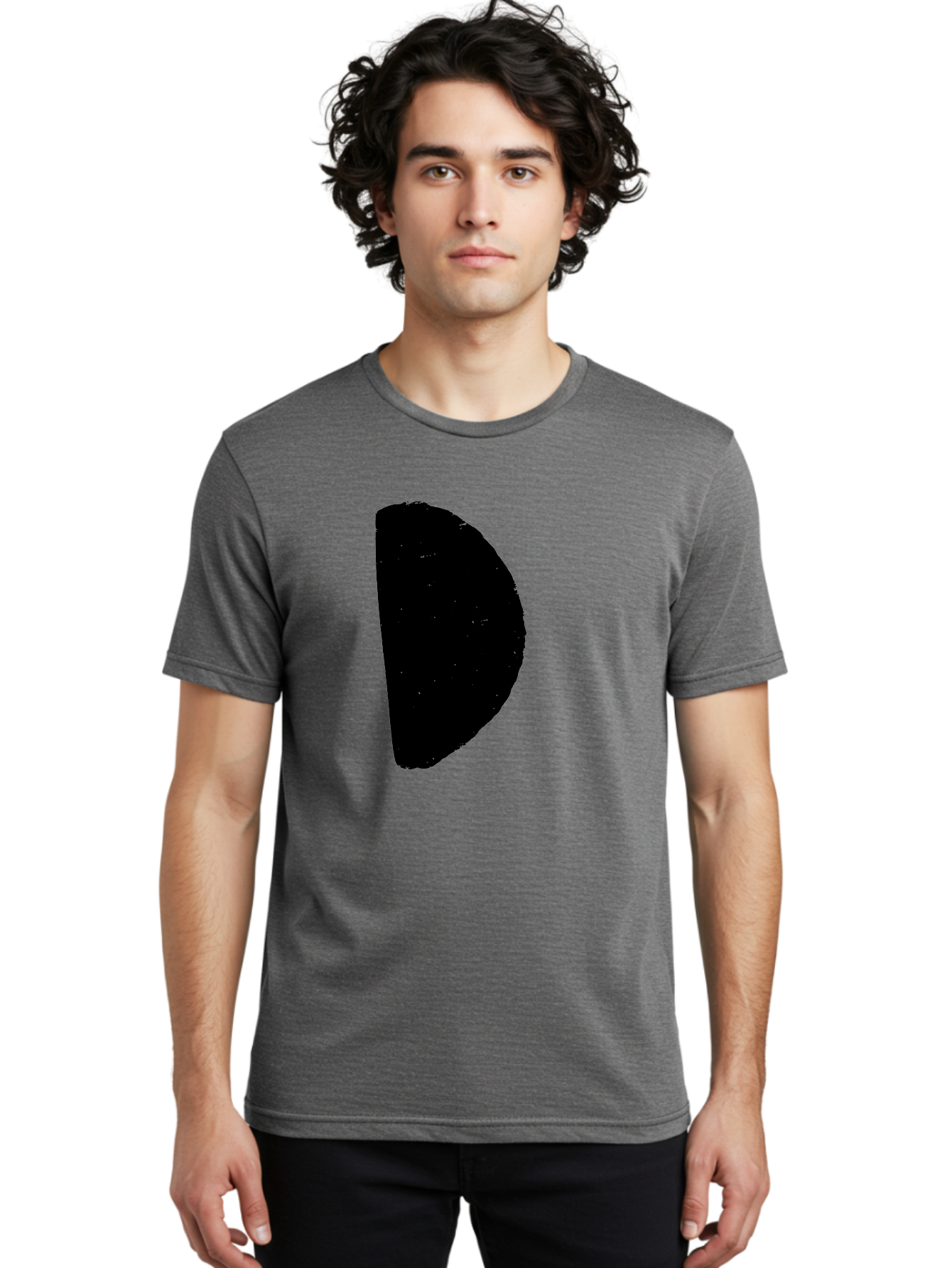 Crescent-Shape Men'S Graphic Tee, 100% Cotton, Comfortable Casual Summer Wear, Machine Washable, Pacman Character, Video Game Icon, Retro Gaming, Classic Arcade, Pixel Art, Gaming Culture, Nostalgia -  Aaa418