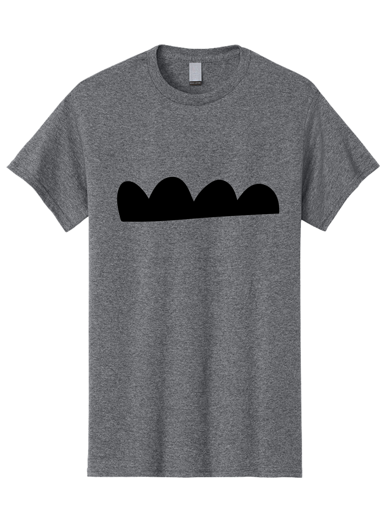 Crowns Men'S Graphic Tee, 100% Cotton, Comfortable Casual Summer Wear, Machine Washable, Black Crown Silhouette, Regal Symbol, Monarch Emblem, Royal Crest, Majestic Design, Elegant Simplicity -  Aaa420