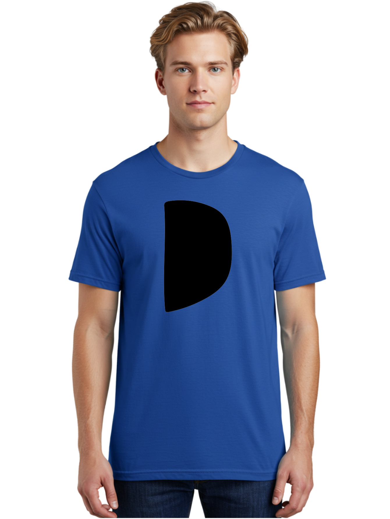 D Men'S Graphic Tee, 100% Cotton, Comfortable Casual Summer Wear, Machine Washable, Modern Typography, Bold Font, Minimalist Design, Sleek Lettering, Simple Shapes, Graphic Design Elements, Abstract Art, Black And Green Color Scheme -  Aaa421