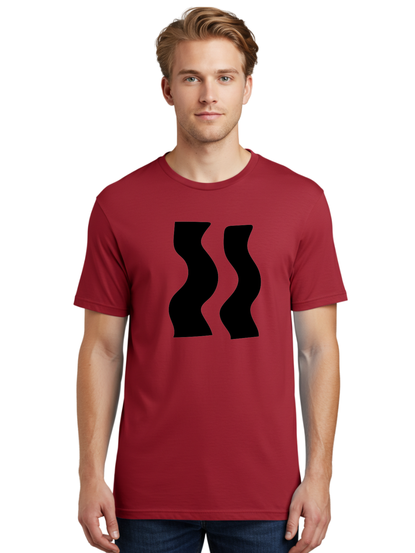 wavy silhouettes, black shapes, abstract design, modern art, sleek pattern, contemporary style, graphic illustration