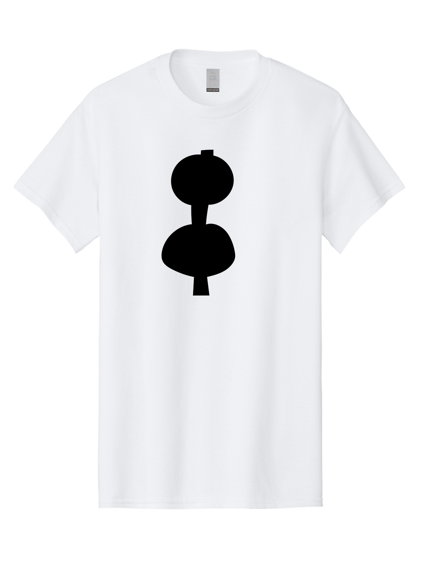 Hourglass Men'S Graphic Tee, 100% Cotton, Comfortable Casual Summer Wear, Machine Washable, Dumbbell Icon, Fitness Symbol, Gym Equipment, Workout Tool, Exercise Accessory, Physical Fitness, Bodybuilding -  Aaa437