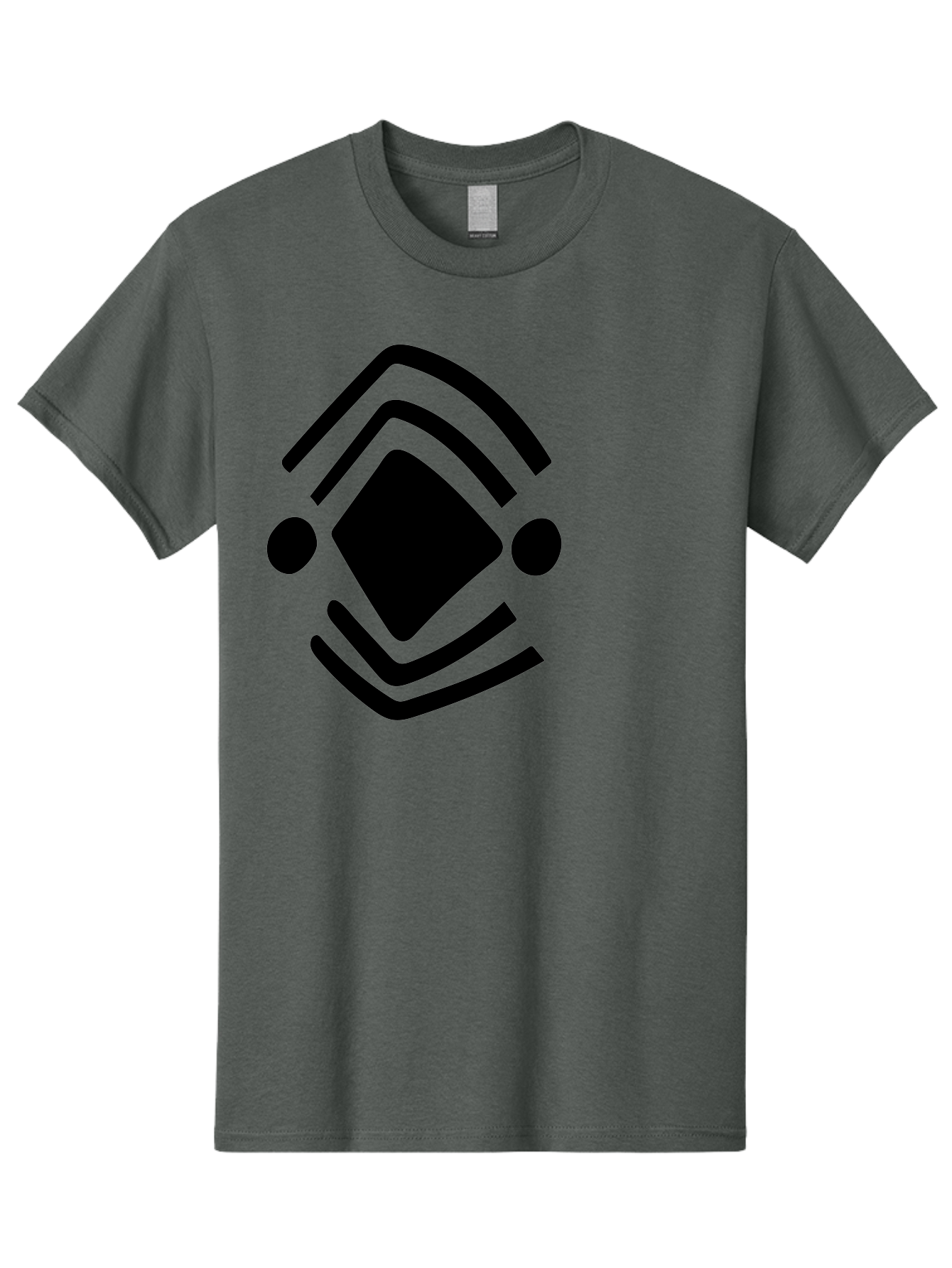 Krita-Logo Men'S Graphic Tee, 100% Cotton, Comfortable Casual Summer Wear, Machine Washable, Diamond Shape, Abstract Logo, Minimalist Design, Simple Shapes, Modern Icon, Geometric Pattern, Stylized Graphic -  Aaa441