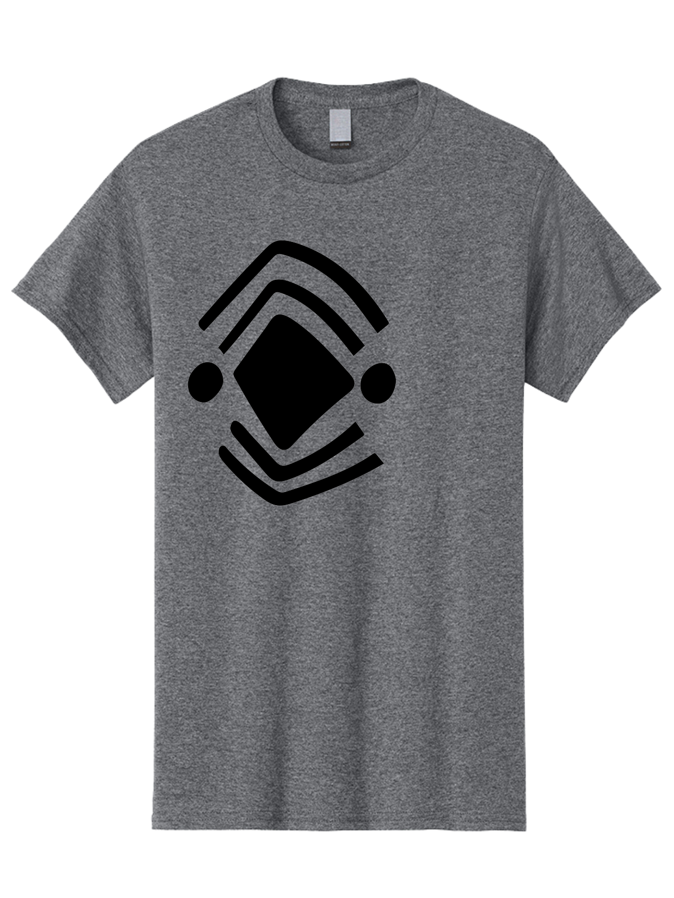 Krita-Logo Men'S Graphic Tee, 100% Cotton, Comfortable Casual Summer Wear, Machine Washable, Diamond Shape, Abstract Logo, Minimalist Design, Simple Shapes, Modern Icon, Geometric Pattern, Stylized Graphic -  Aaa441