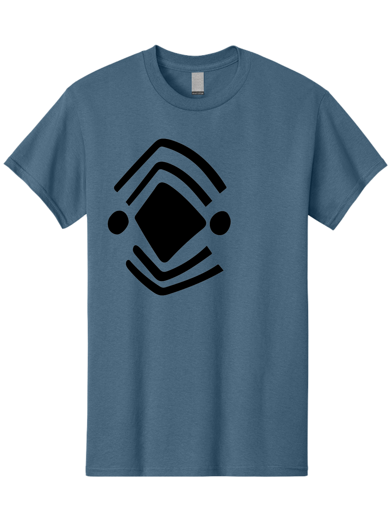 Krita-Logo Men'S Graphic Tee, 100% Cotton, Comfortable Casual Summer Wear, Machine Washable, Diamond Shape, Abstract Logo, Minimalist Design, Simple Shapes, Modern Icon, Geometric Pattern, Stylized Graphic -  Aaa441