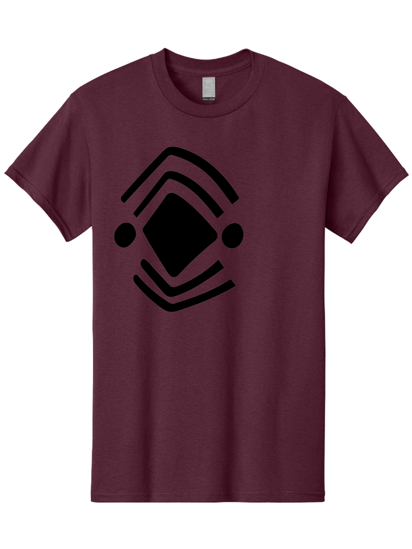 Krita-Logo Men'S Graphic Tee, 100% Cotton, Comfortable Casual Summer Wear, Machine Washable, Diamond Shape, Abstract Logo, Minimalist Design, Simple Shapes, Modern Icon, Geometric Pattern, Stylized Graphic -  Aaa441