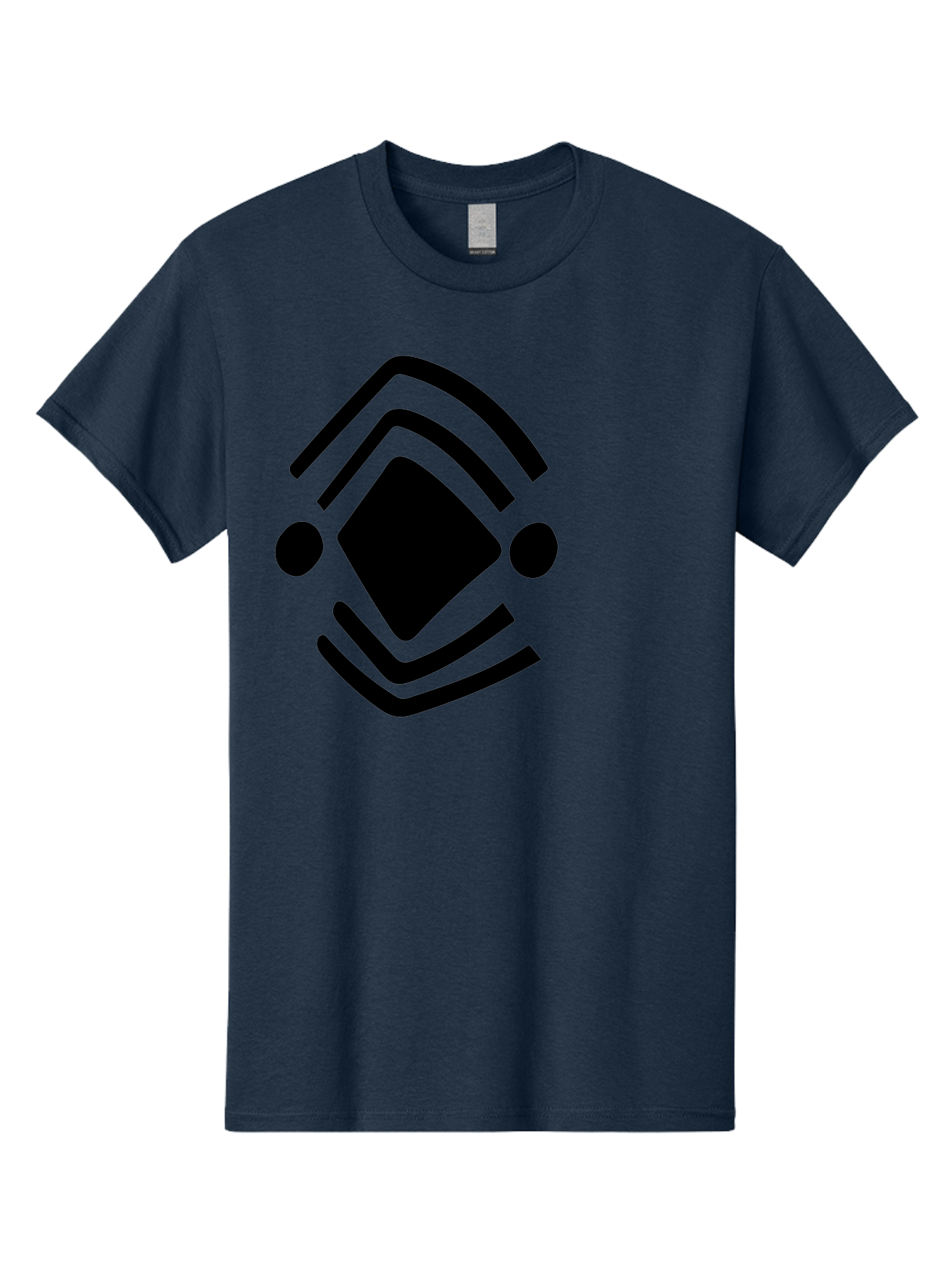 Krita-Logo Men'S Graphic Tee, 100% Cotton, Comfortable Casual Summer Wear, Machine Washable, Diamond Shape, Abstract Logo, Minimalist Design, Simple Shapes, Modern Icon, Geometric Pattern, Stylized Graphic -  Aaa441