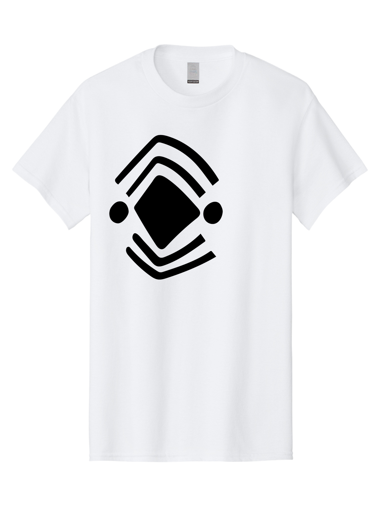 Krita-Logo Men'S Graphic Tee, 100% Cotton, Comfortable Casual Summer Wear, Machine Washable, Diamond Shape, Abstract Logo, Minimalist Design, Simple Shapes, Modern Icon, Geometric Pattern, Stylized Graphic -  Aaa441