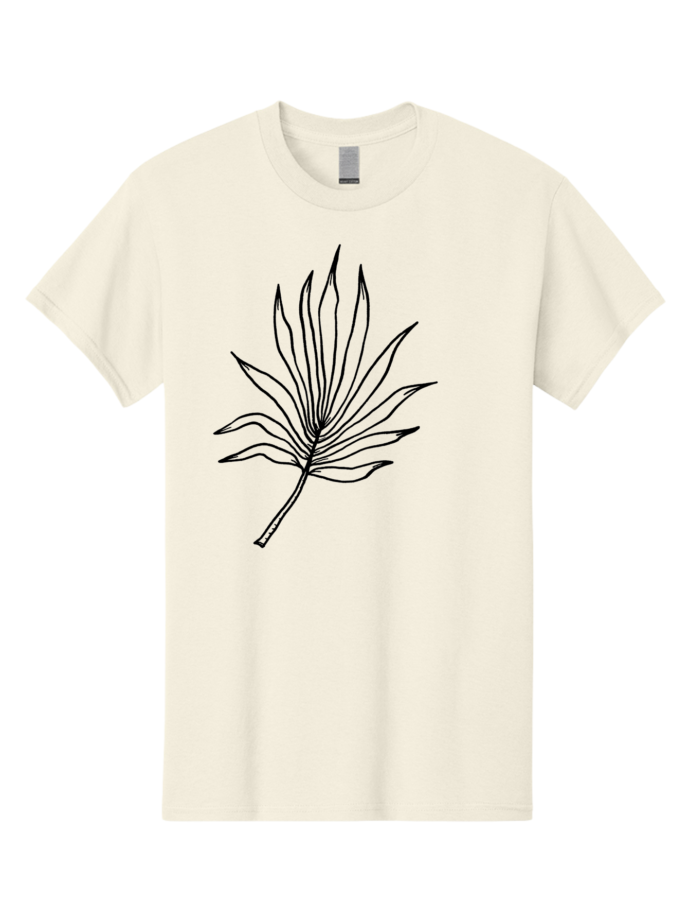Leaf-1 Men'S Graphic Tee, 100% Cotton, Comfortable Casual Summer Wear, Machine Washable, Marijuana Leaf, Cannabis Symbol, Black Outline, Simple Design, Minimalist Art, Leaf Illustration, Pot Leaf, Cannabis Leaf Art, Weed Symbol, -  Aaa442
