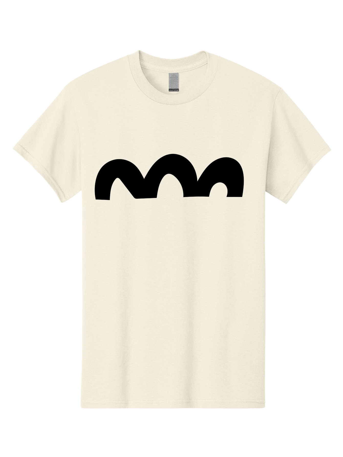 Mastodon-Logo Men'S Graphic Tee, 100% Cotton, Comfortable Casual Summer Wear, Machine Washable, Mastodon Logo, Black Logo, Stylized Letter M, Simple Design, Bold Typography, Social Media Icon -  Aaa462