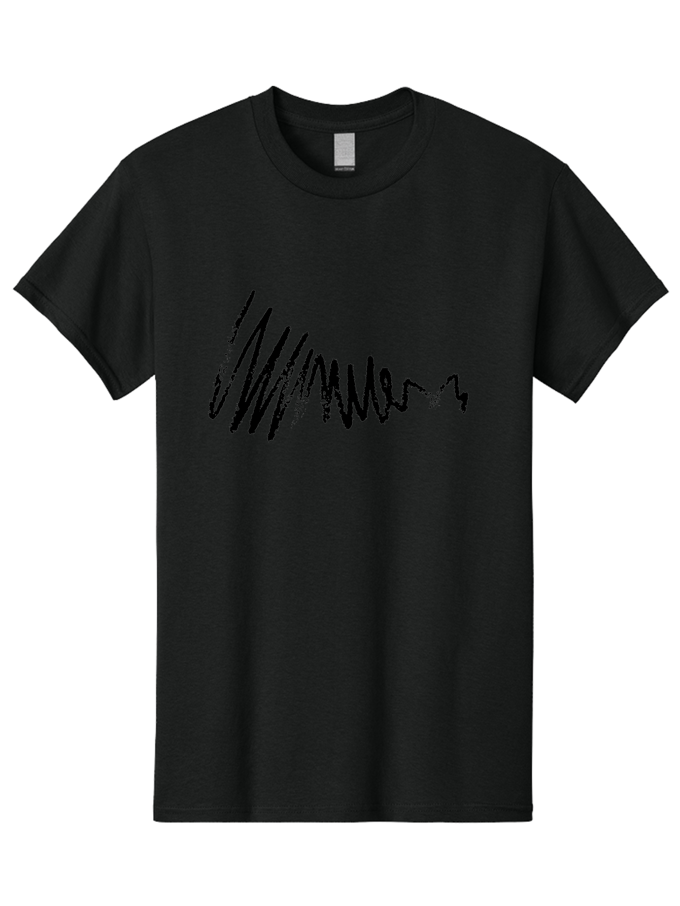 Mummer Men'S Graphic Tee, 100% Cotton, Comfortable Casual Summer Wear, Machine Washable, Black Scribble, Handwriting, Cursive Text, Abstract Design, Creative Typography, Mummer Word, Dynamic Lines, Artistic Expression -  Aaa470