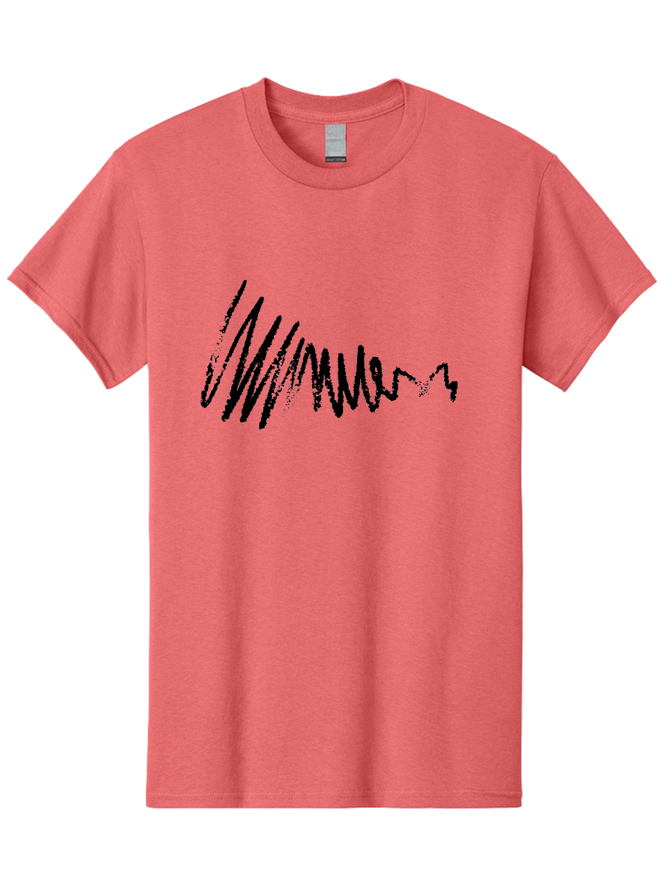 Mummer Men'S Graphic Tee, 100% Cotton, Comfortable Casual Summer Wear, Machine Washable, Black Scribble, Handwriting, Cursive Text, Abstract Design, Creative Typography, Mummer Word, Dynamic Lines, Artistic Expression -  Aaa470