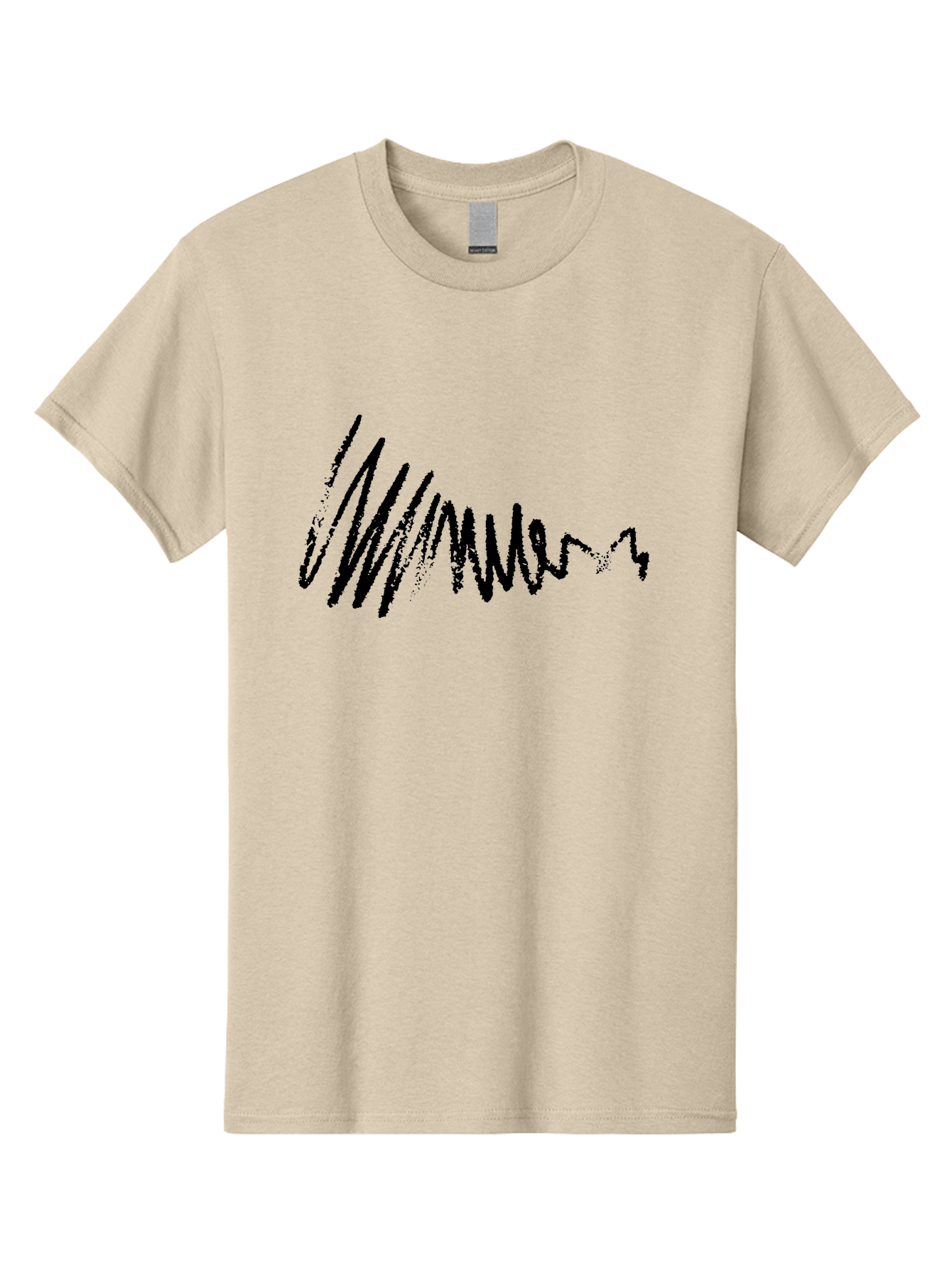 Mummer Men'S Graphic Tee, 100% Cotton, Comfortable Casual Summer Wear, Machine Washable, Black Scribble, Handwriting, Cursive Text, Abstract Design, Creative Typography, Mummer Word, Dynamic Lines, Artistic Expression -  Aaa470
