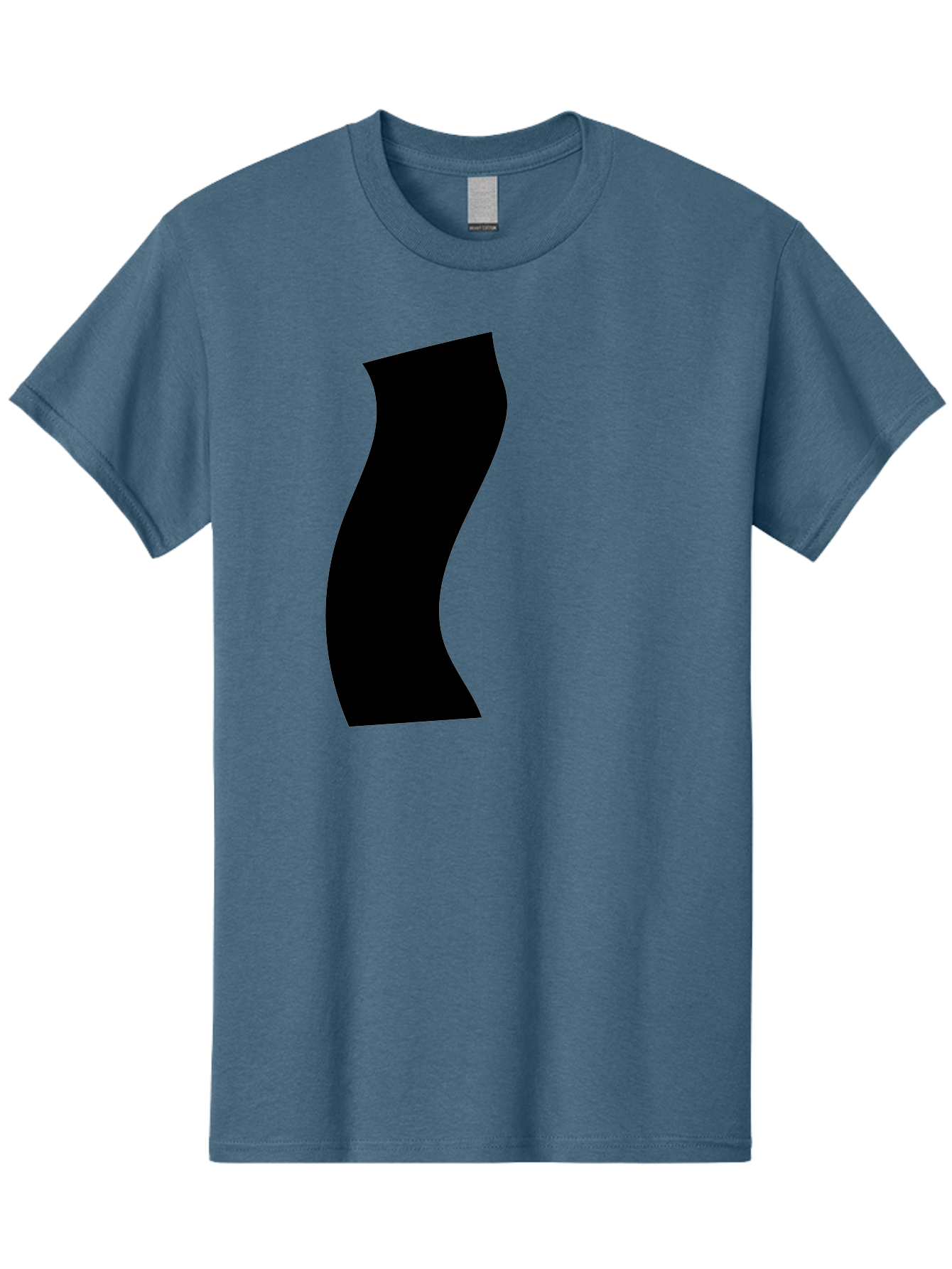 S Men'S Graphic Tee, 100% Cotton, Comfortable Casual Summer Wear, Machine Washable, Stylized Letter, Abstract Design, Minimalist Art, Bold Font, Modern Graphic, Sleek Typography, Simple Shape -  Aaa480