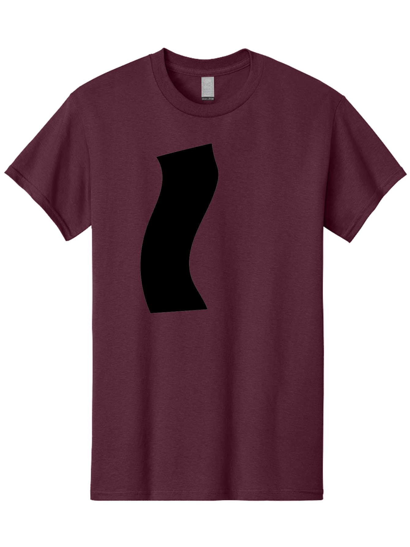 S Men'S Graphic Tee, 100% Cotton, Comfortable Casual Summer Wear, Machine Washable, Stylized Letter, Abstract Design, Minimalist Art, Bold Font, Modern Graphic, Sleek Typography, Simple Shape -  Aaa480