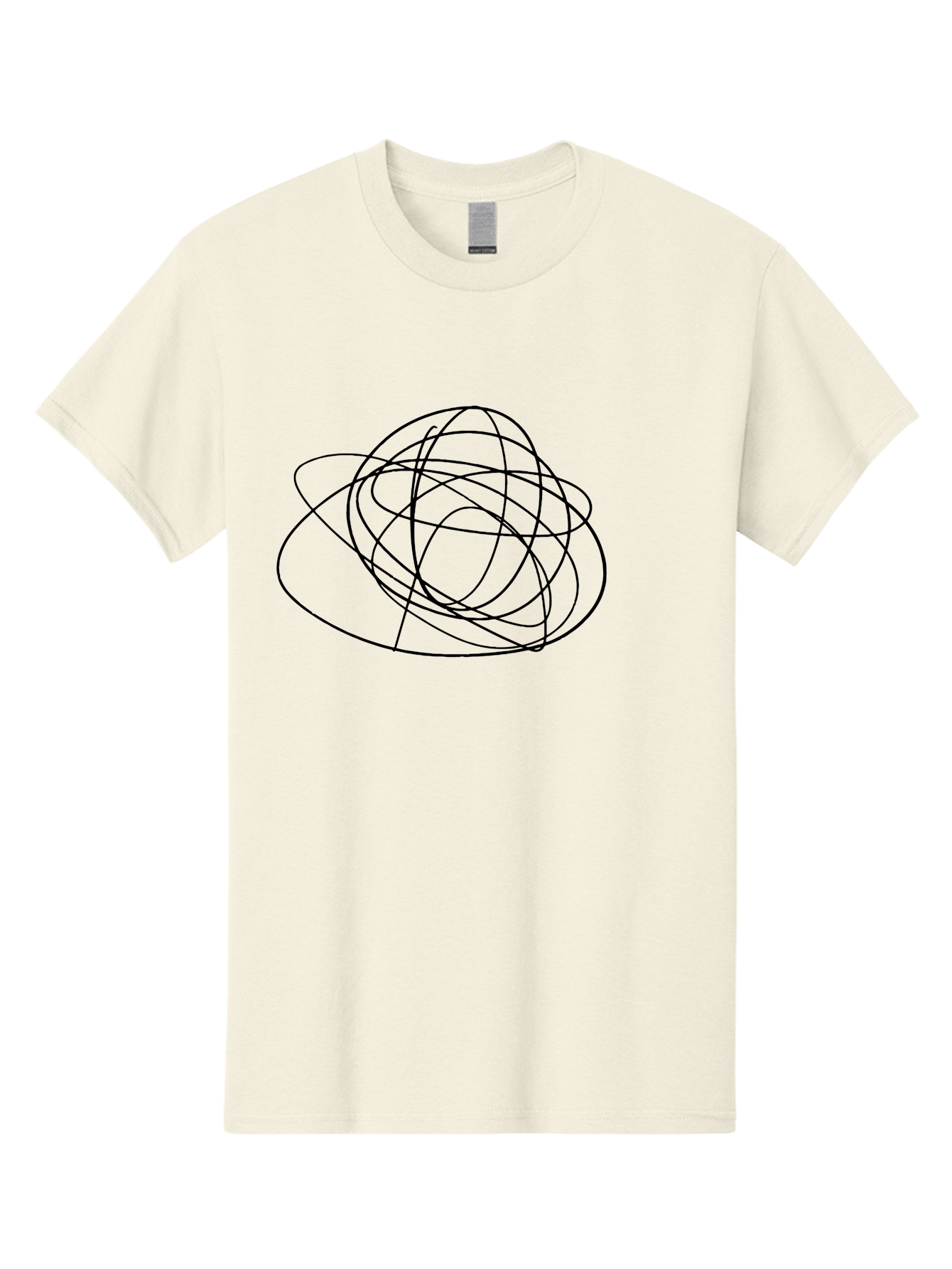 Scribble-3 Men'S Graphic Tee, 100% Cotton, Comfortable Casual Summer Wear, Machine Washable, Scribbled Lines, Hand Drawn Art, Abstract Design, Creative Expression, Messy Lines, Artistic Freedom, Loose Strokes -  Aaa483