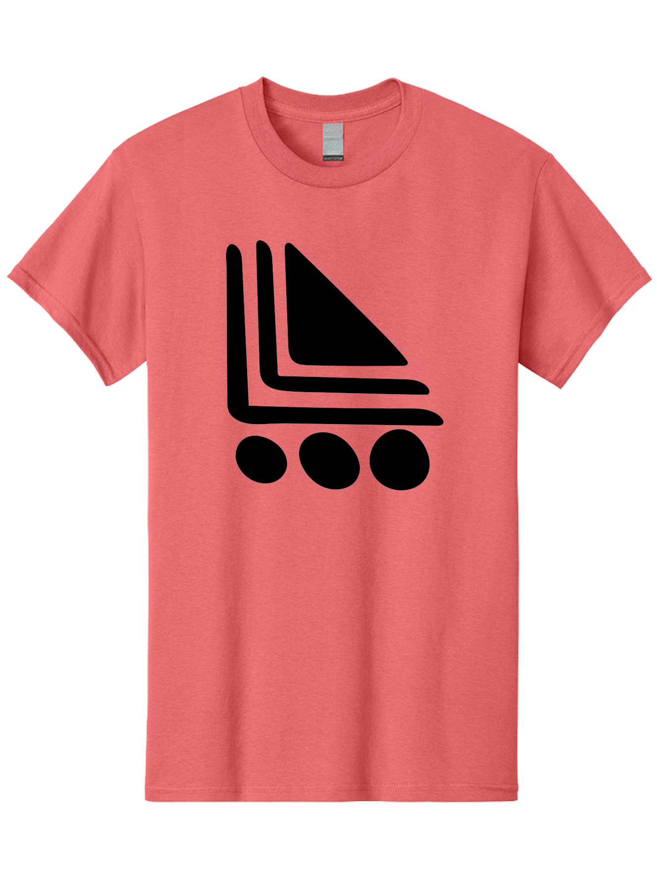 Shopping-Cart Men'S Graphic Tee, 100% Cotton, Comfortable Casual Summer Wear, Machine Washable, Shopping Cart Icon, E-Commerce Symbol, Online Shopping, Digital Marketplace, Minimalist Design, Bold Graphics, Black Silhouette -  Aaa487