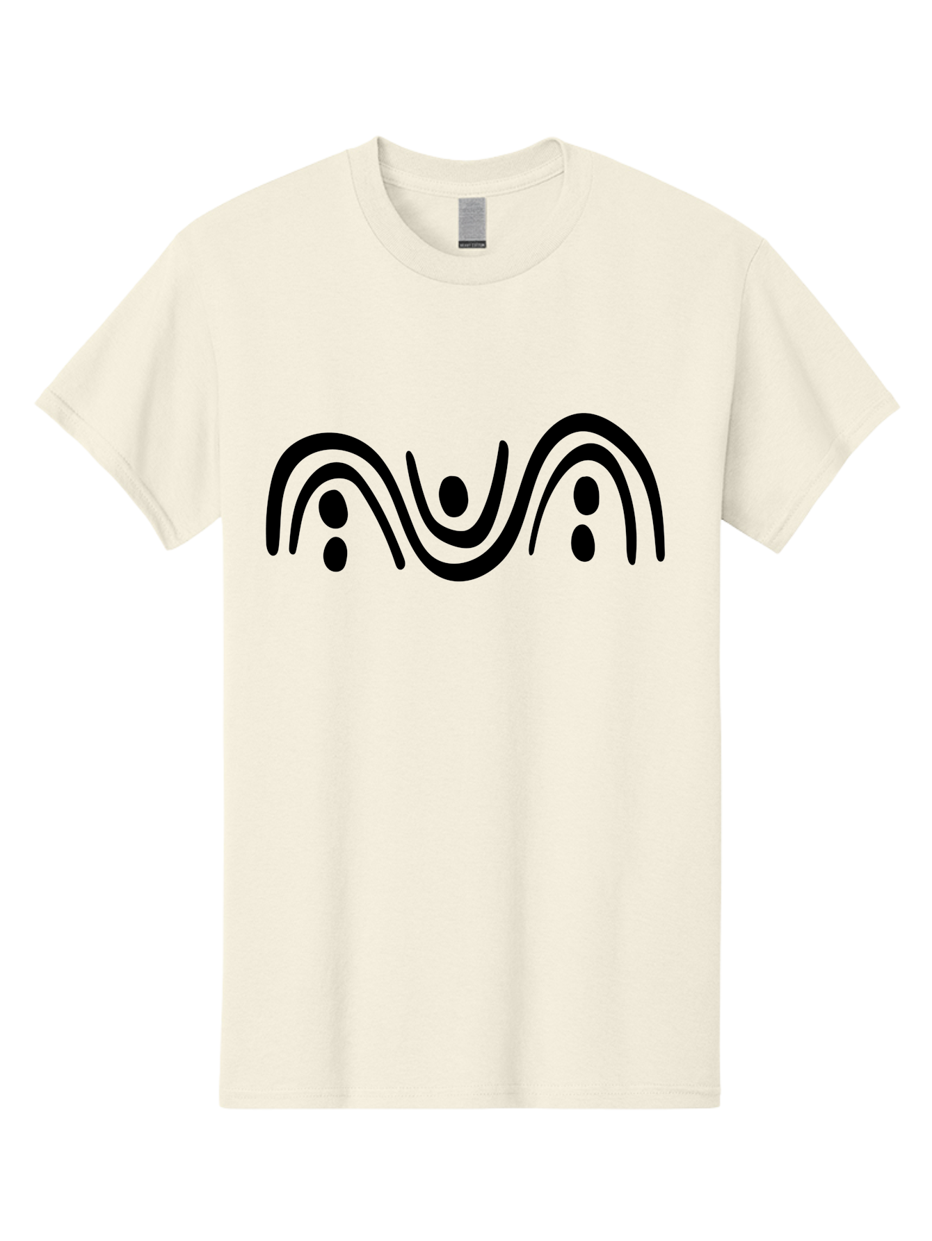 Three-Black-Dots Men'S Graphic Tee, 100% Cotton, Comfortable Casual Summer Wear, Machine Washable, Modern Art, Minimalist Design, Abstract Shapes, Black Lines, Stylized Dots, Contemporary Graphic, Simple Icon -  Aaa497