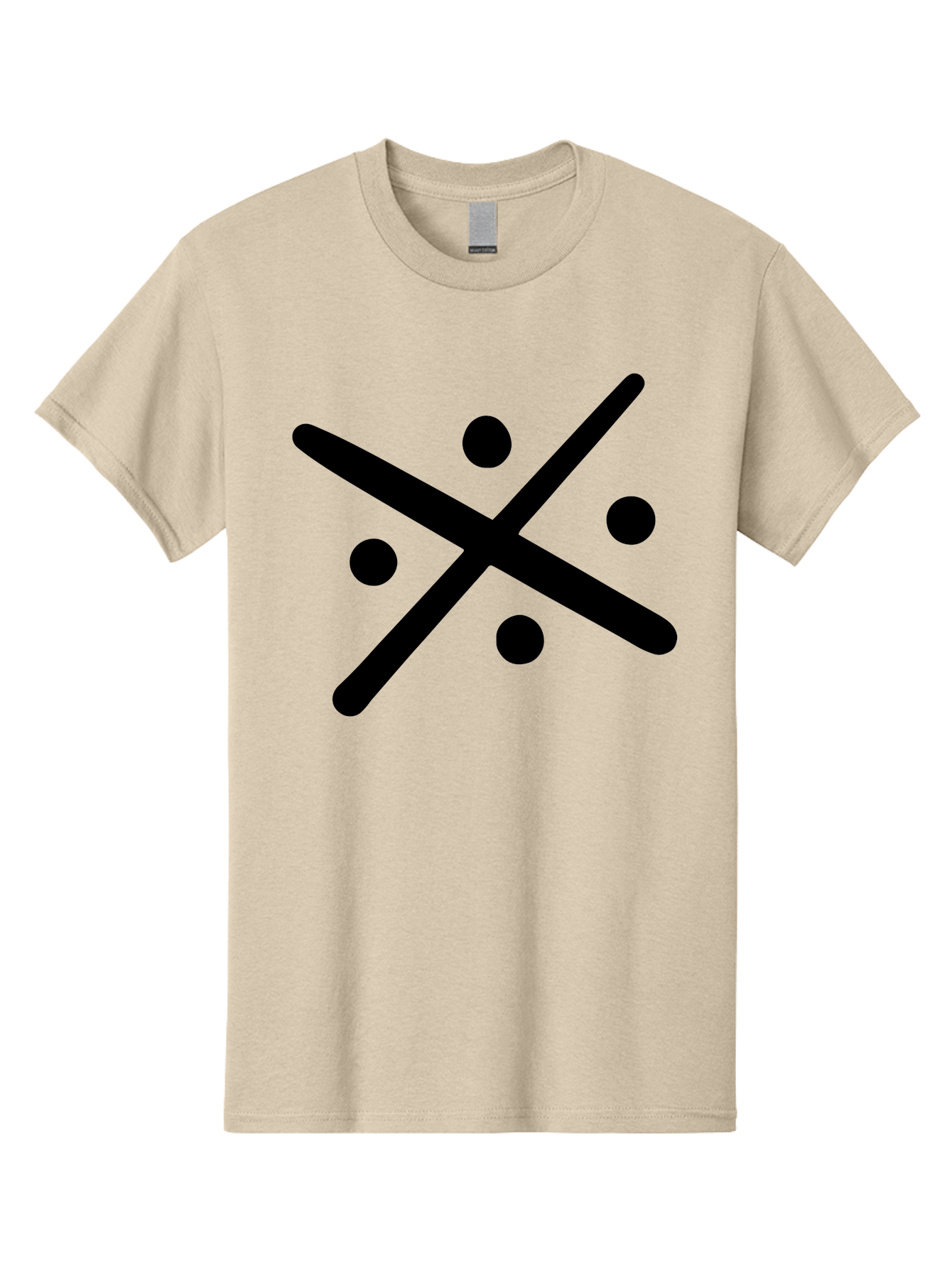 Tic-Tac-Toe Men'S Graphic Tee, 100% Cotton, Comfortable Casual Summer Wear, Machine Washable, Tic Tac Toe Game, Strategy Game, Two-Player Game, Simple Graphics, Minimalistic Design, Black And Green Colors, Game Board, Fun Gameplay, -  Aaa501