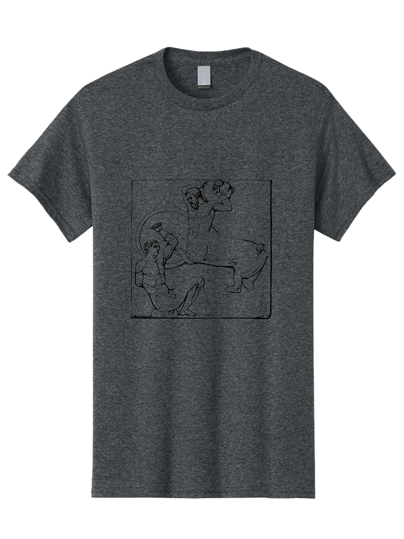 Europa-And-The-Bull Men'S Graphic Tee, 100% Cotton, Comfortable Casual Summer Wear, Machine Washable, Classical Mythology, Ancient Greece, Mythological Creature, Europa Abduction, Bull Transformation, Greek Legend, Mythical Art, -  Aaa532